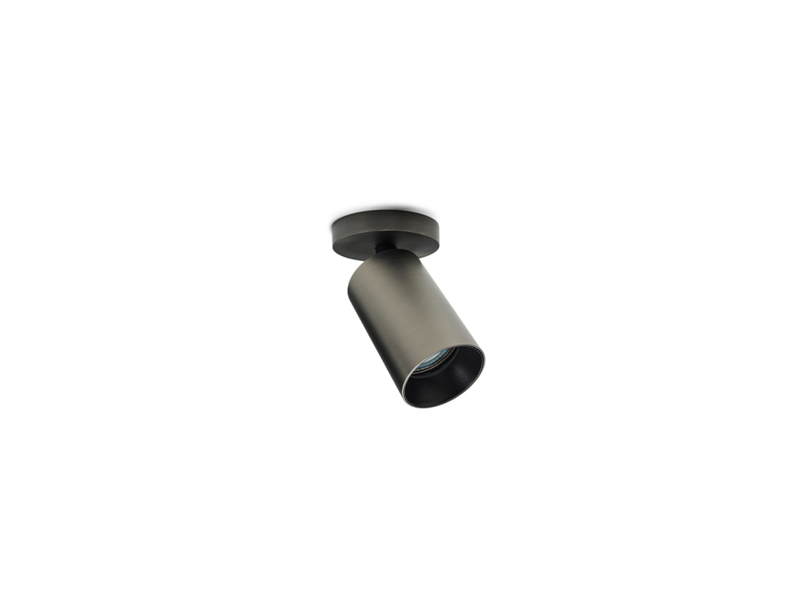 SpotOn Circle1 Taklampe w/Hole Titanium - Antidark
