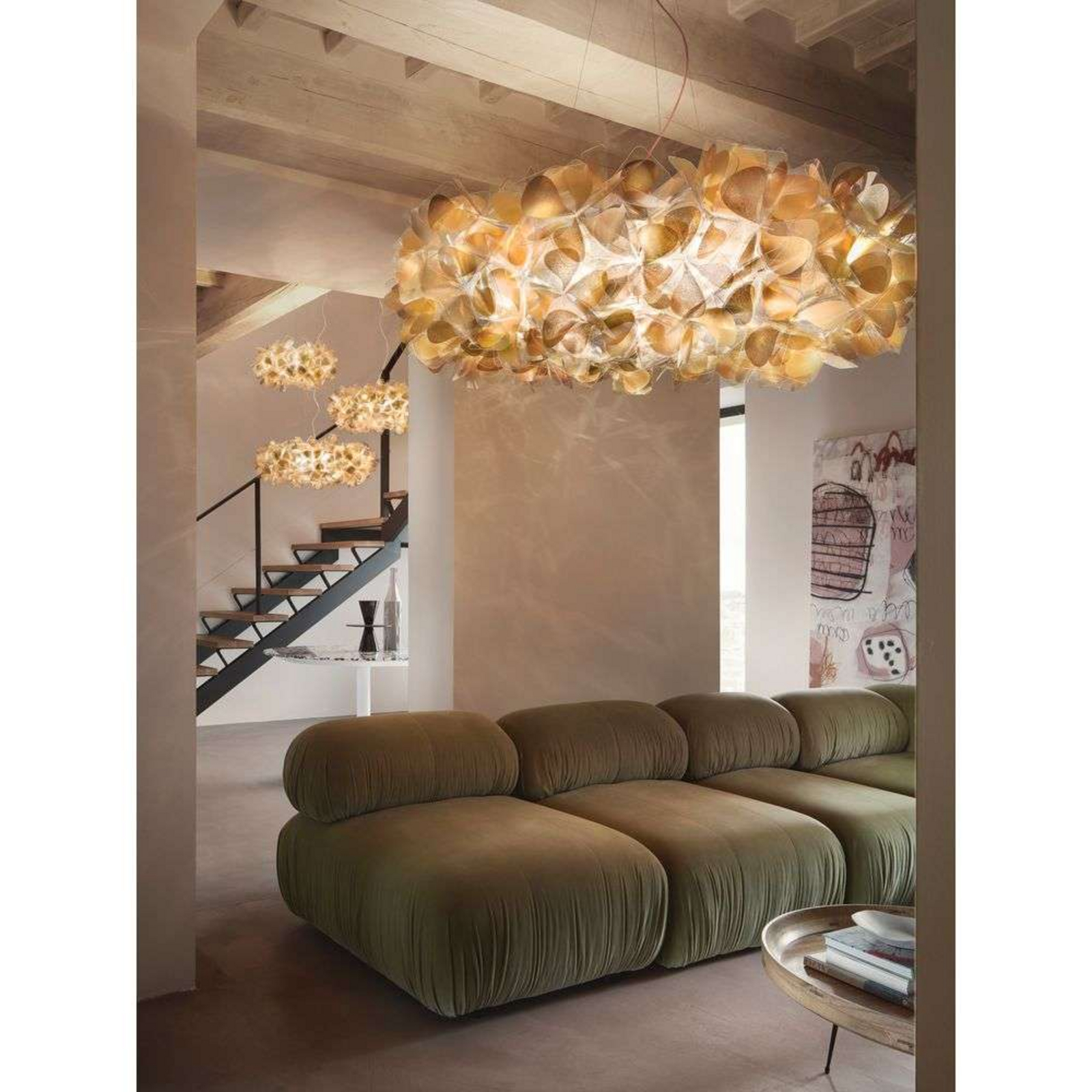 Clizia Pendant Mama Non Mama Large Gold/Red - Slamp