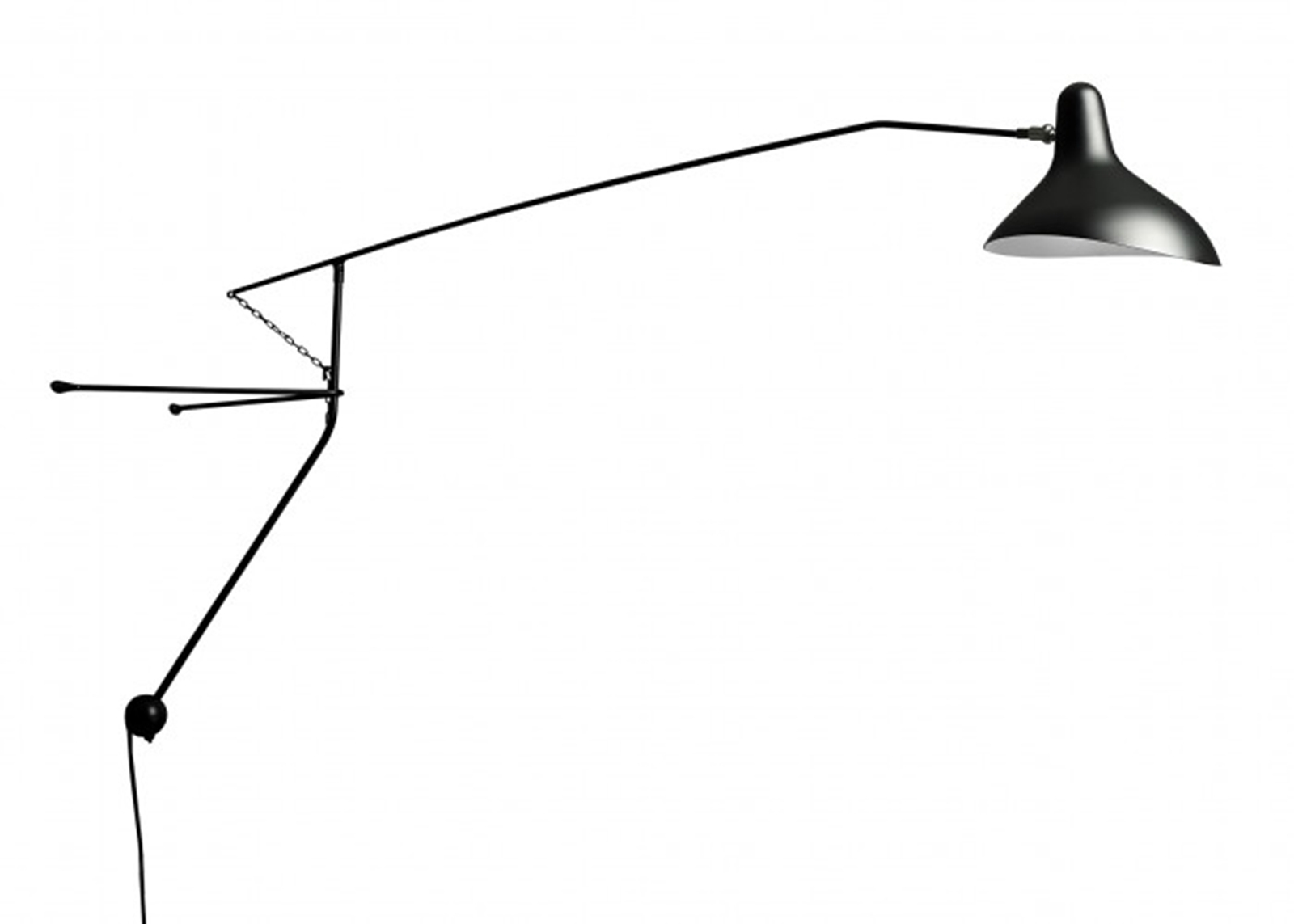 Mantis Bs2 Zwart Wandlamp - Schottlander