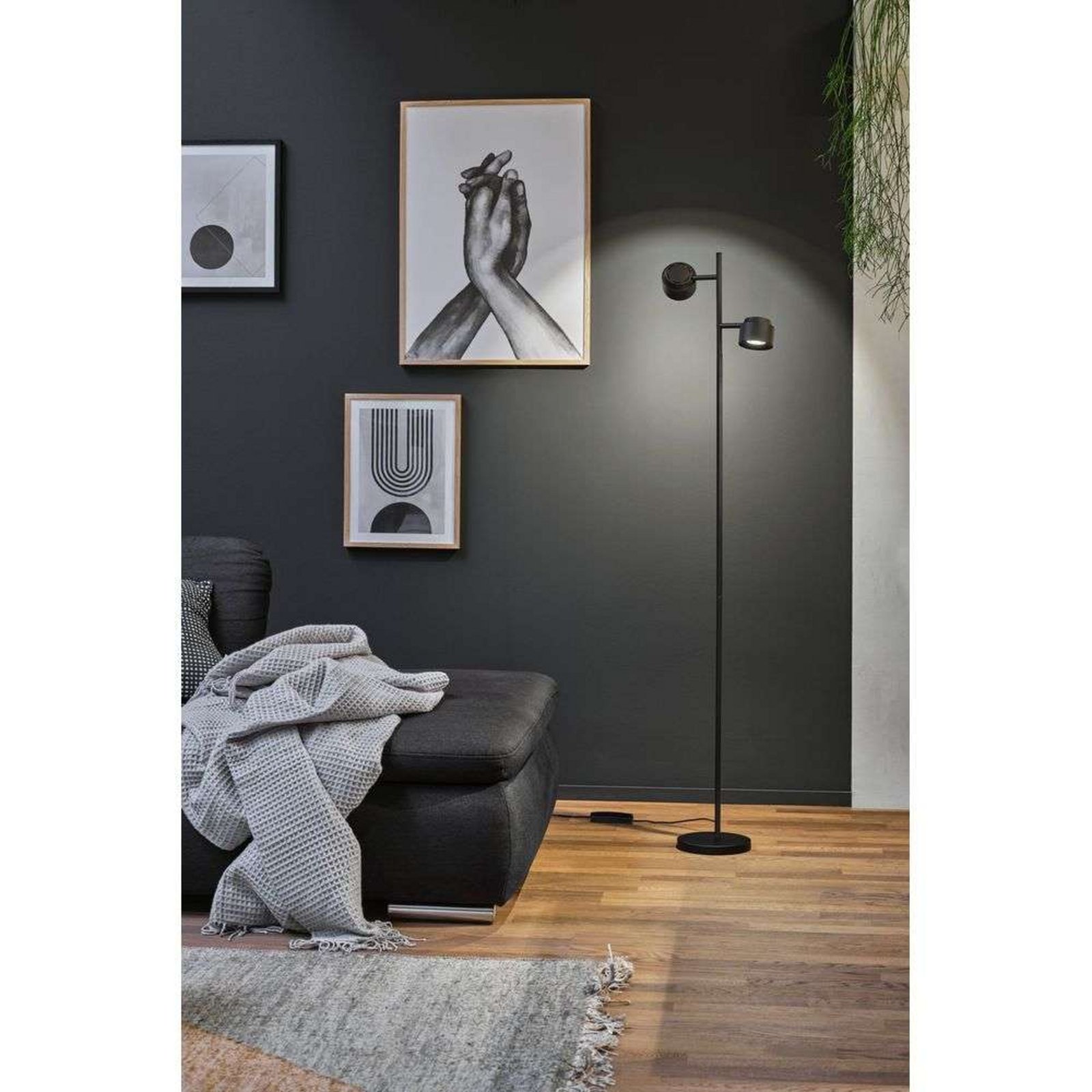 Puric Pane 2 Gulvlampe Zigbee Dim. Svart - Paulmann