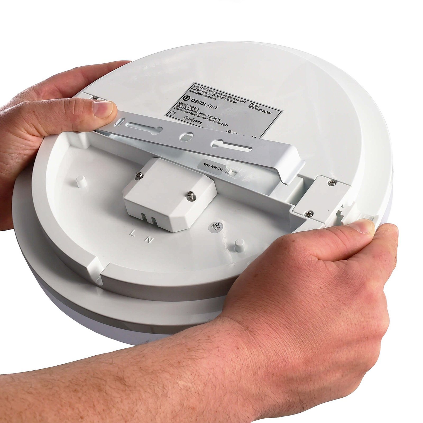 Plafonnier d'extérieur LED Altais Motion, 18W, Ø 28 cm