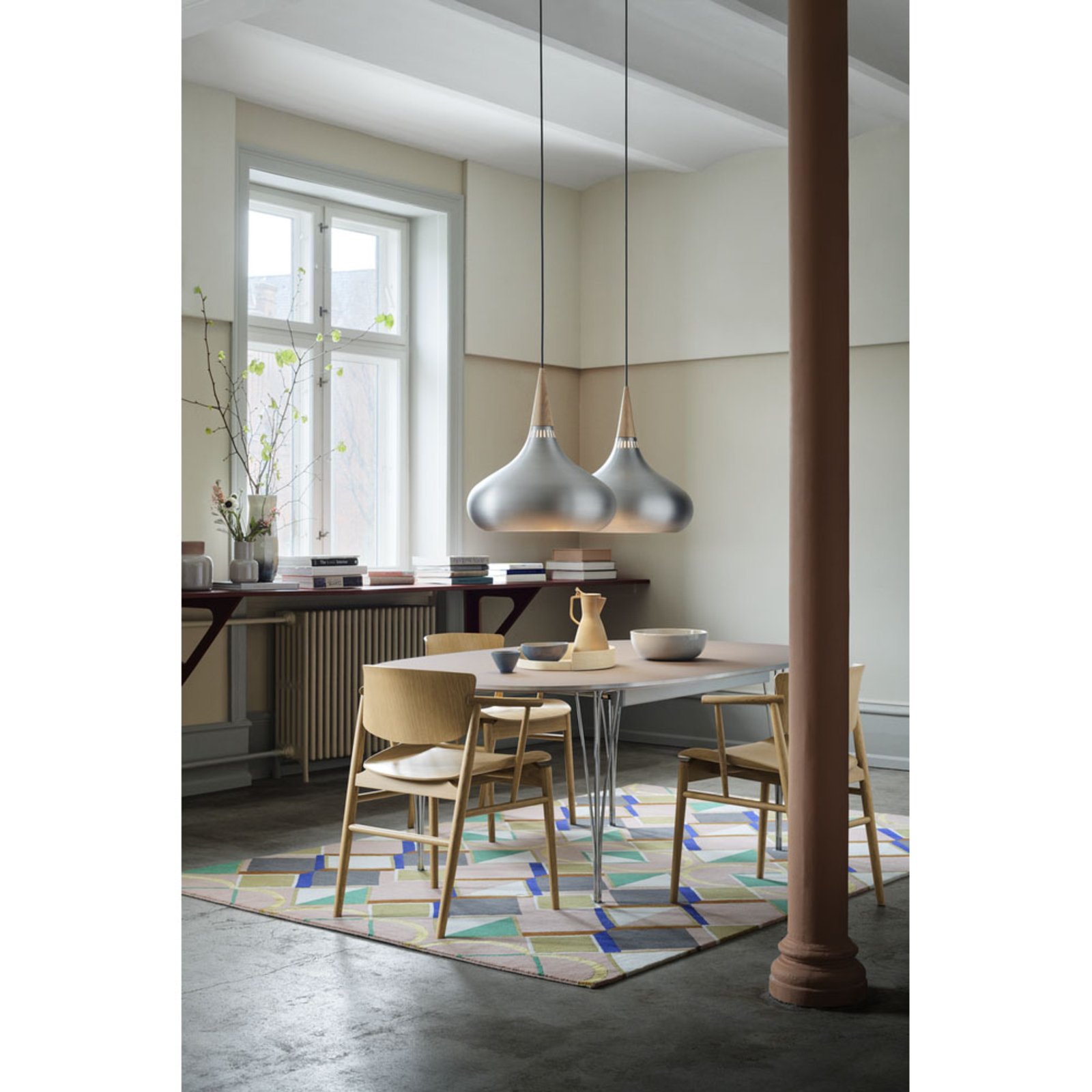 Orient Negro P1 Lámpara Colgante 3m Cable - Fritz Hansen