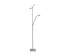 Sumani LED Vloerlamp Satin Nickel - Lindby