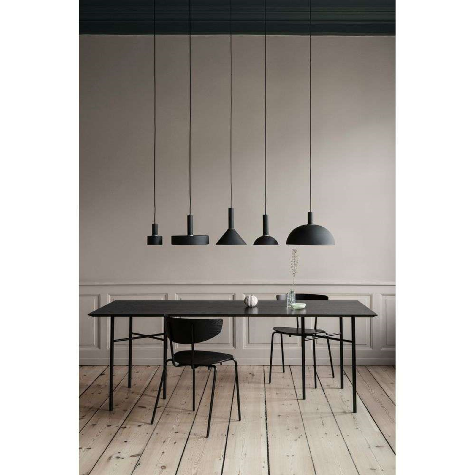 Collect Suspension Dome Low Black - Ferm Living