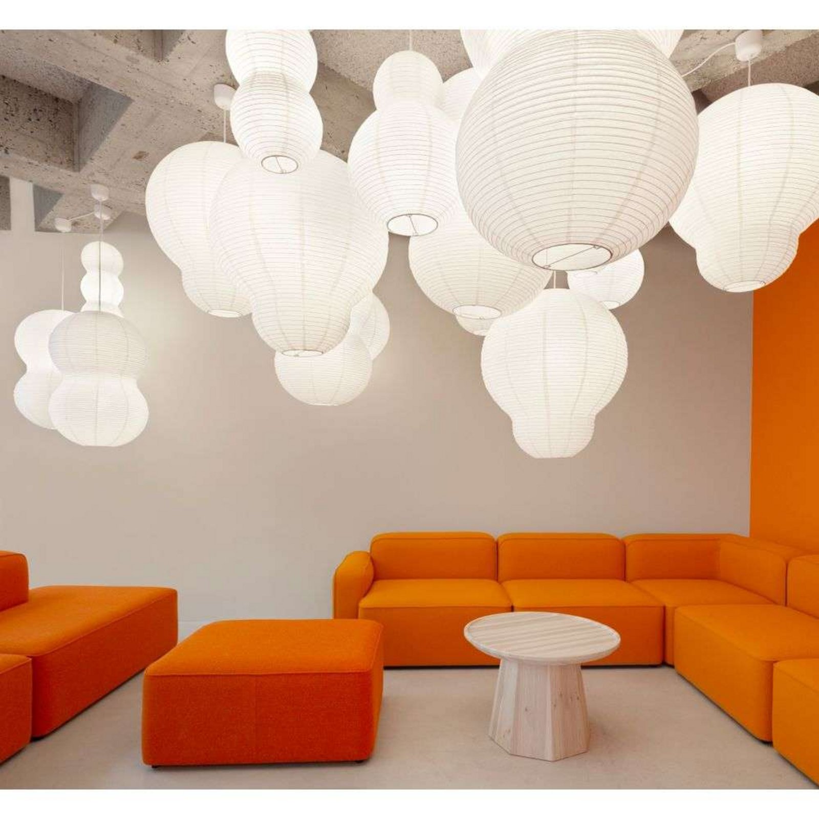 Puff Bubble Schirm White - Normann Copenhagen