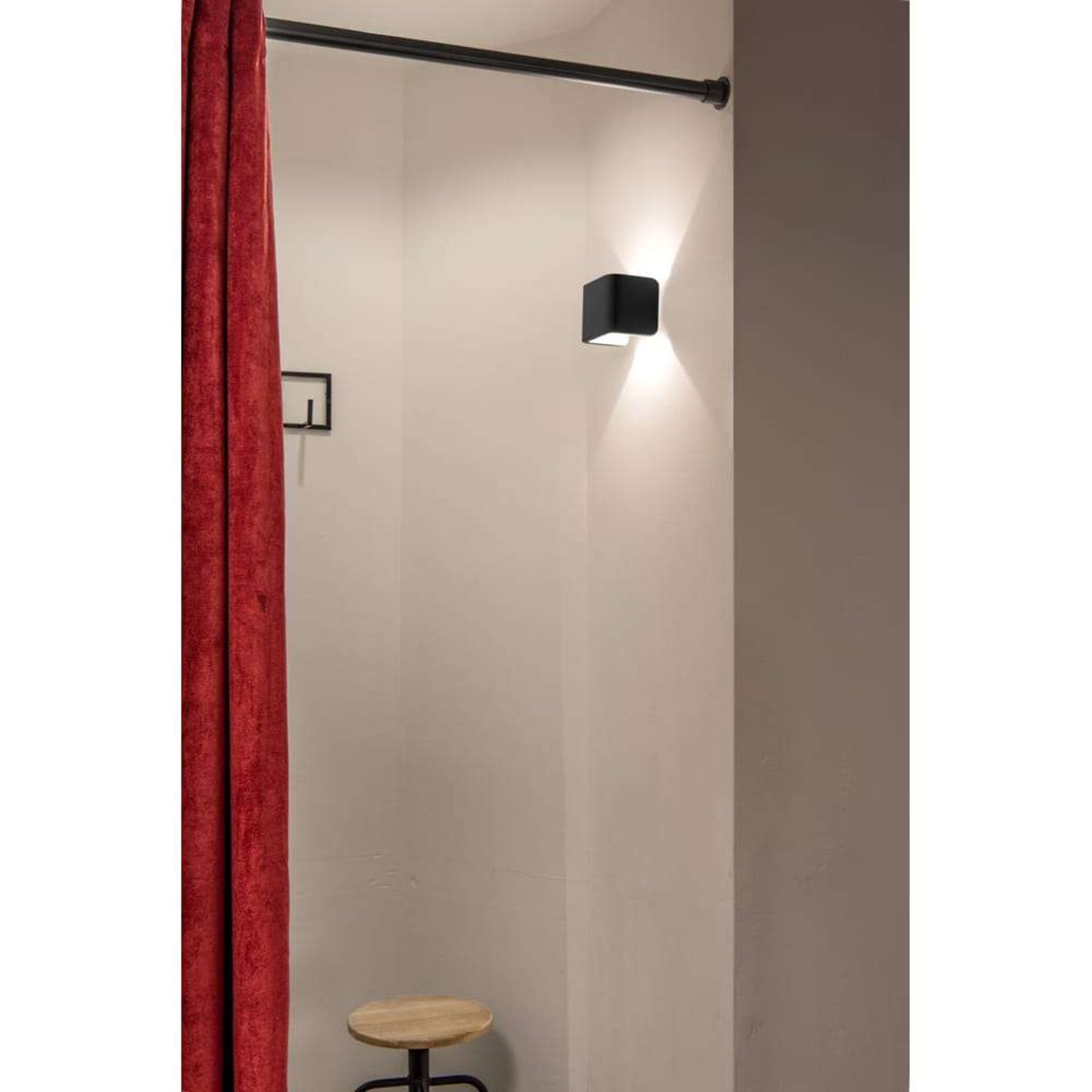Mana Square Wall Lamp DTW H10xL12 Grey/Brown - SLV
