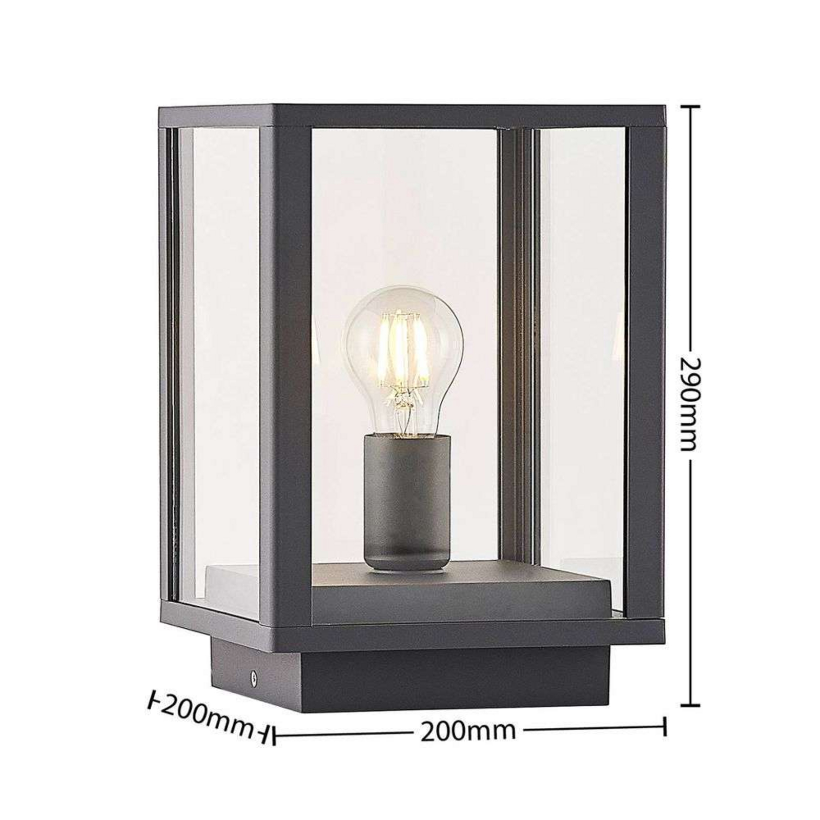 Giavanna Tuinlamp H29 Dark Grey - Lindby
