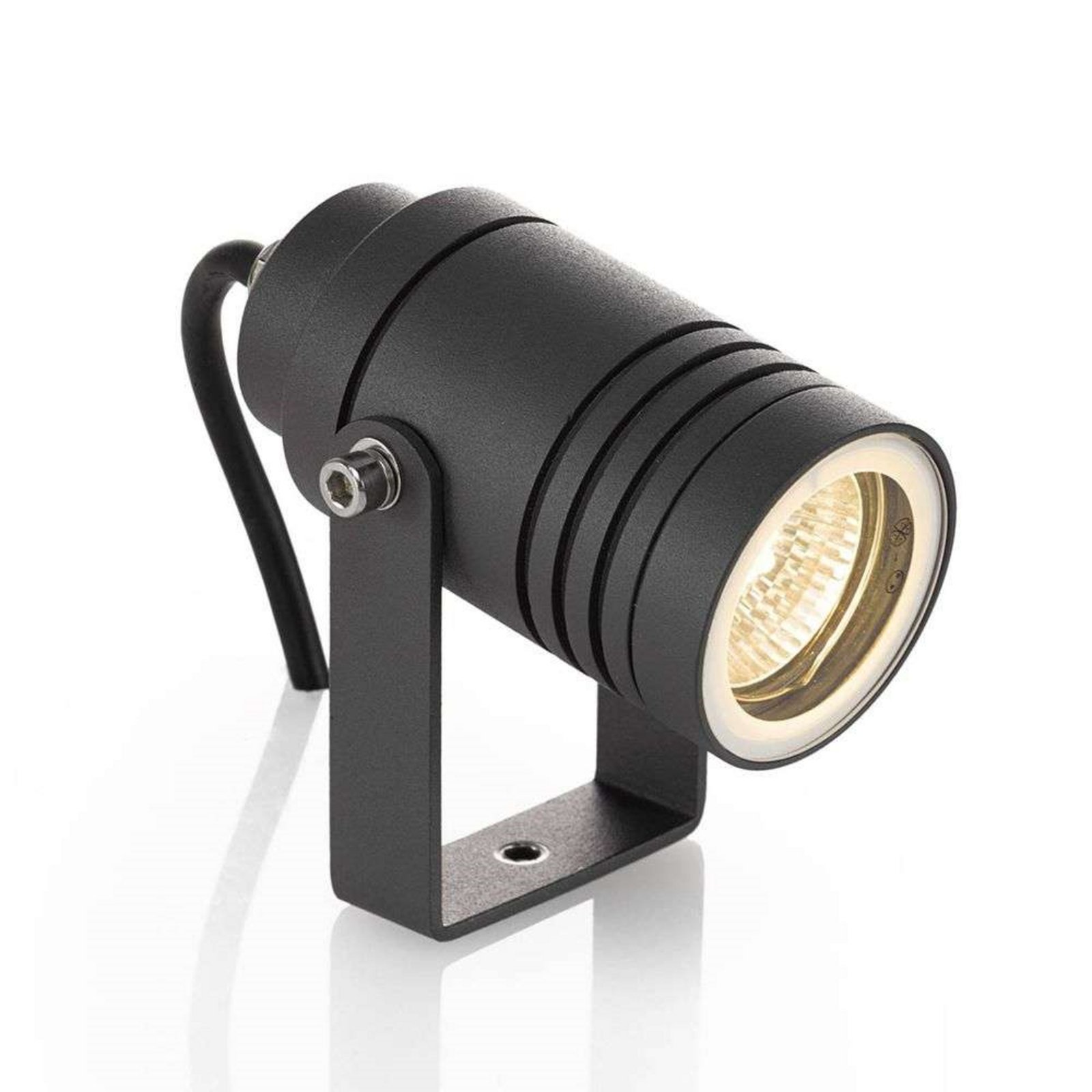 Galina Outdoor Spot w/Spike Dark Grey - Lucande