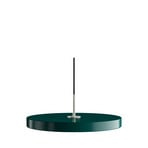 Asteria Plus Pendant Medium Forest Green/Steel Top - UMAGE