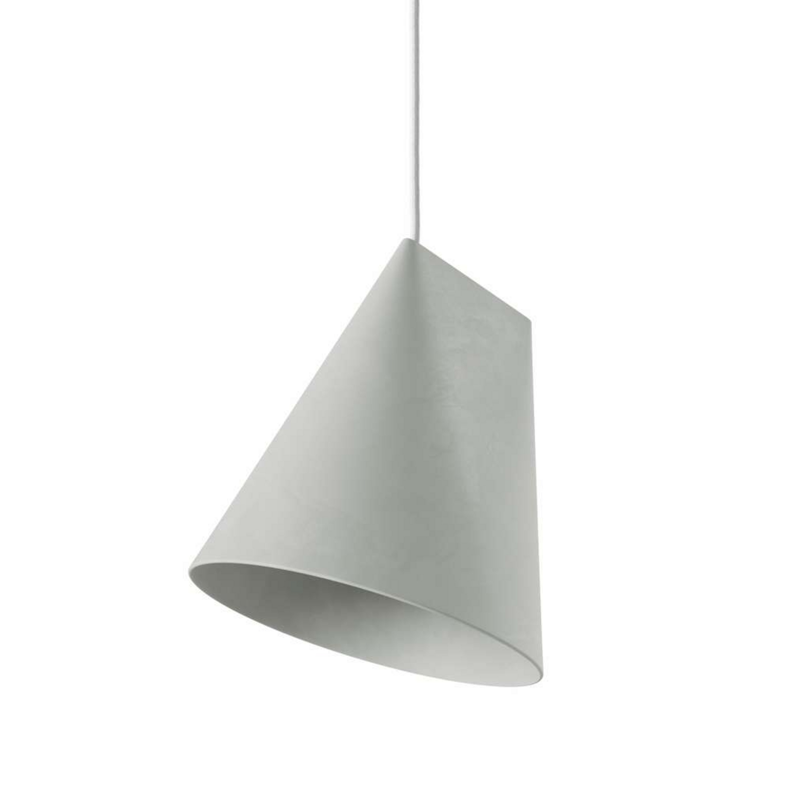 Ceramic Wide Lampa Wisząca Light Grey - Moebe