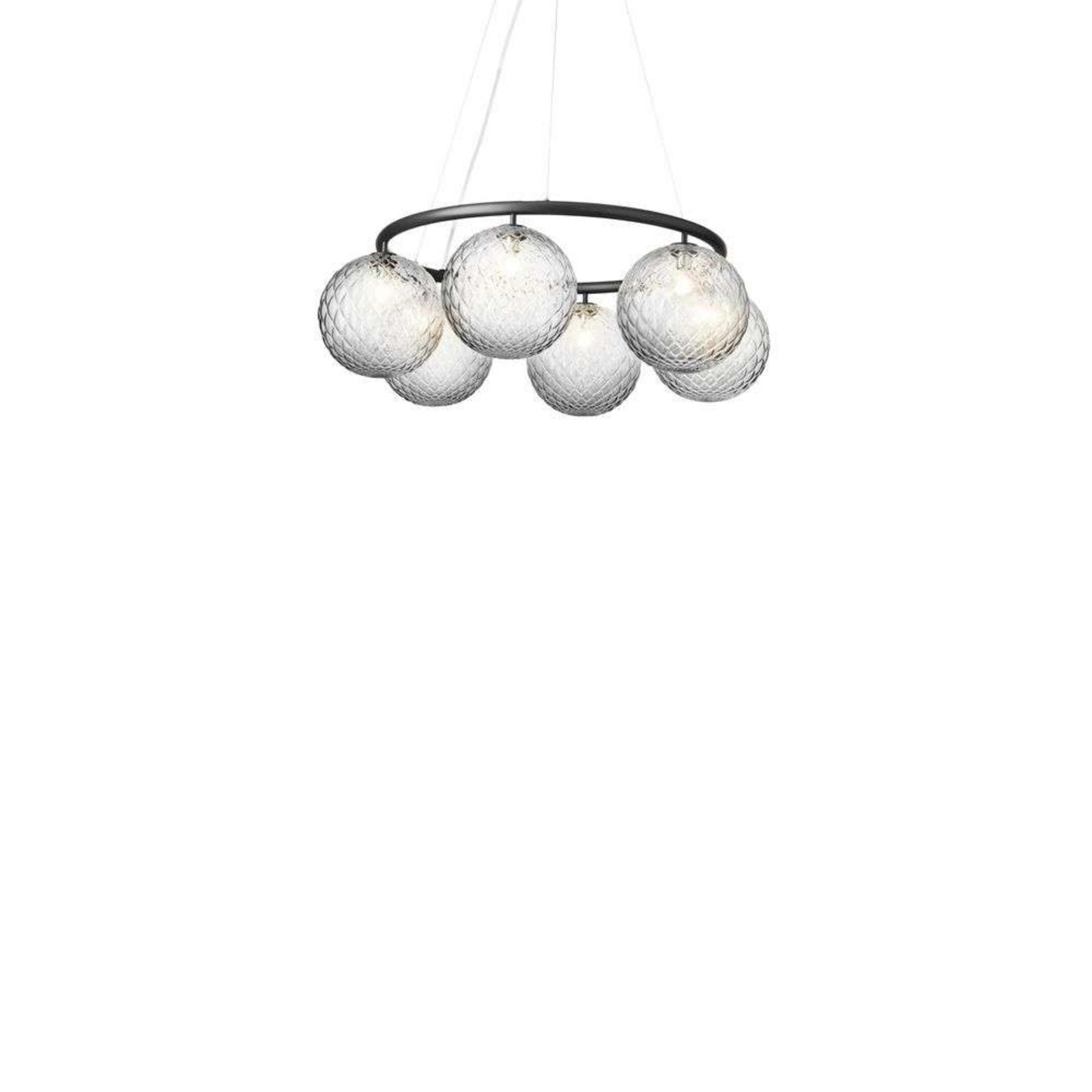 Miira 6 Circular Lustre Rock Grey/Optic Clear - Nuura