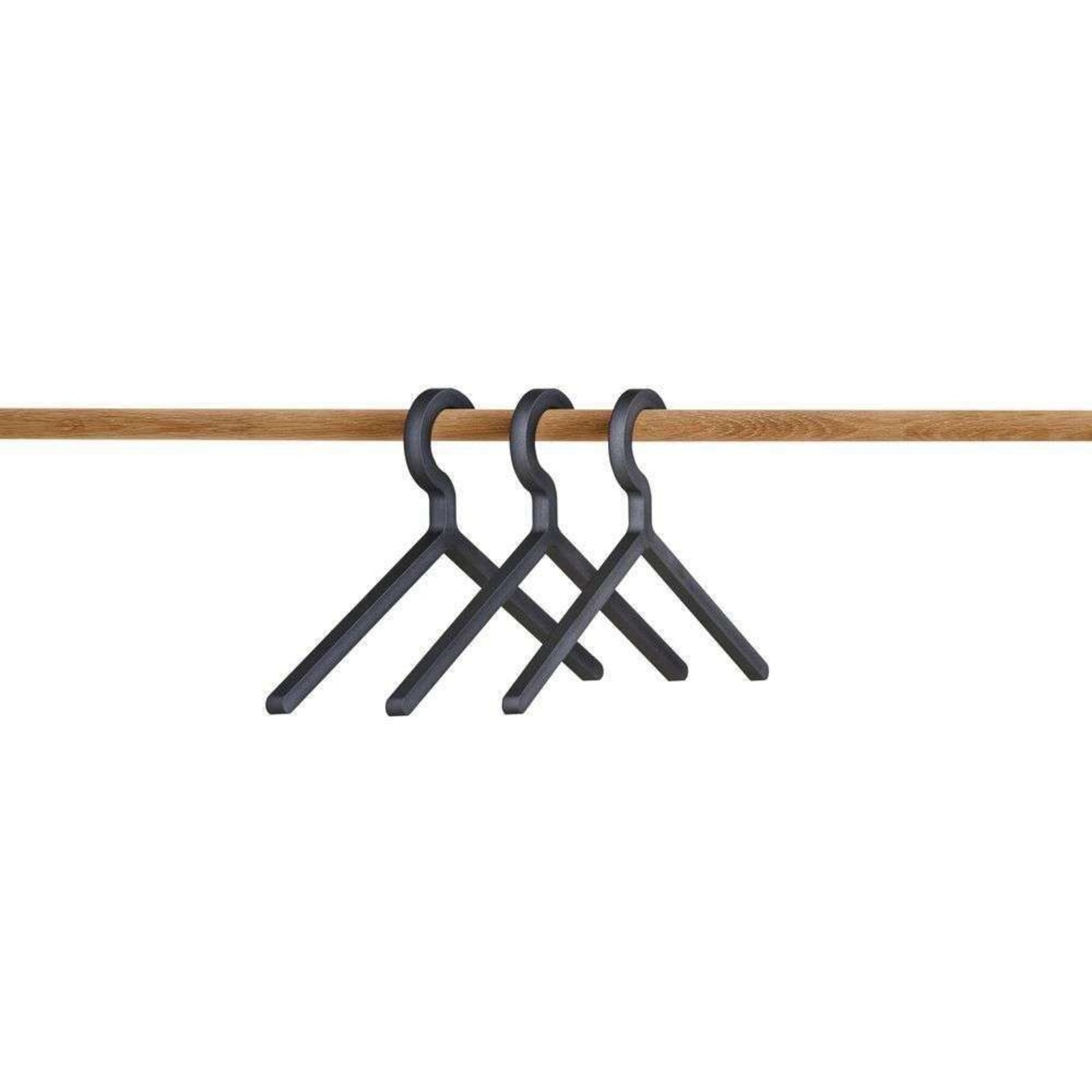 Illusion Hanger Set of 3 Black - Woud