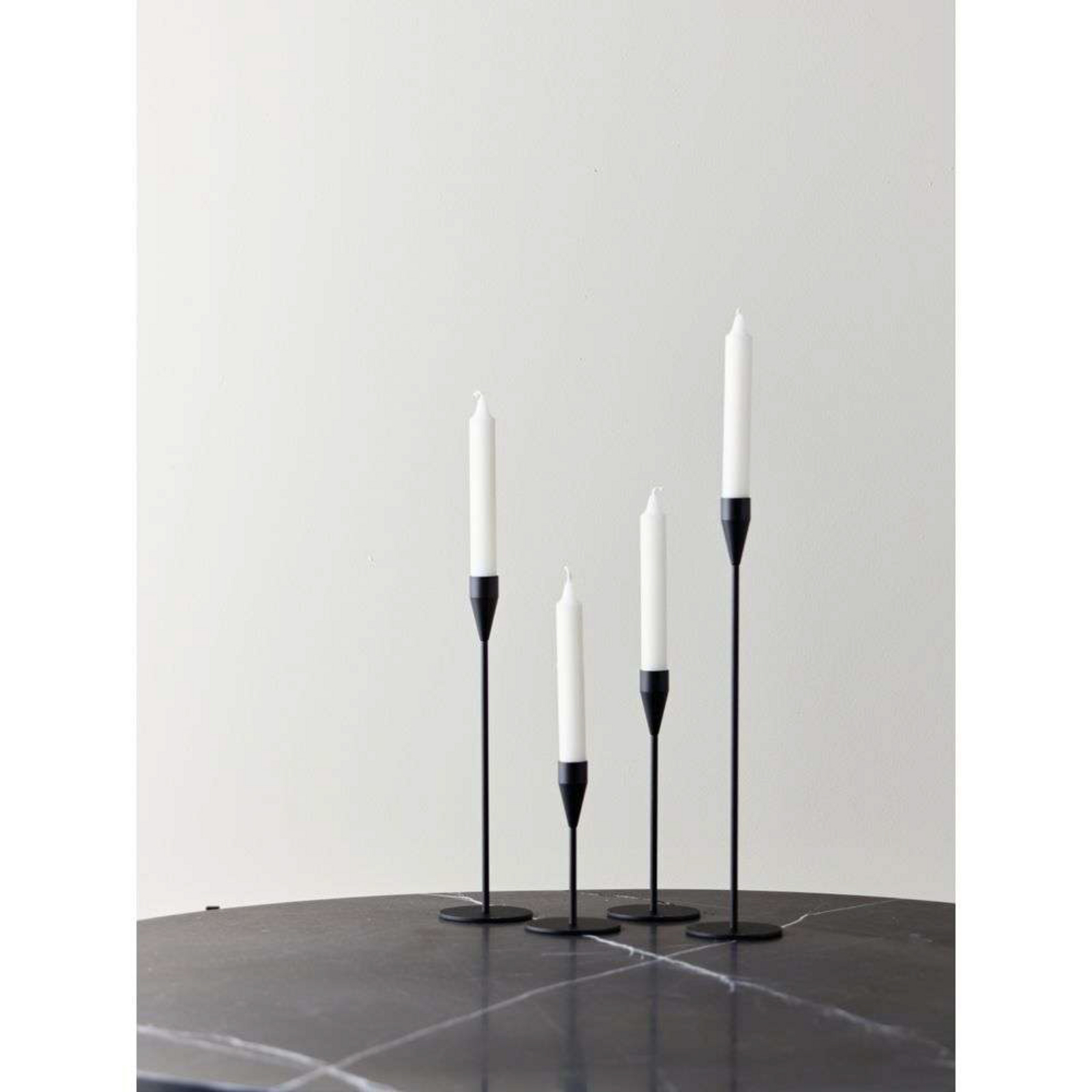 Venus Porte-bougies H21 Black - Piet Hein