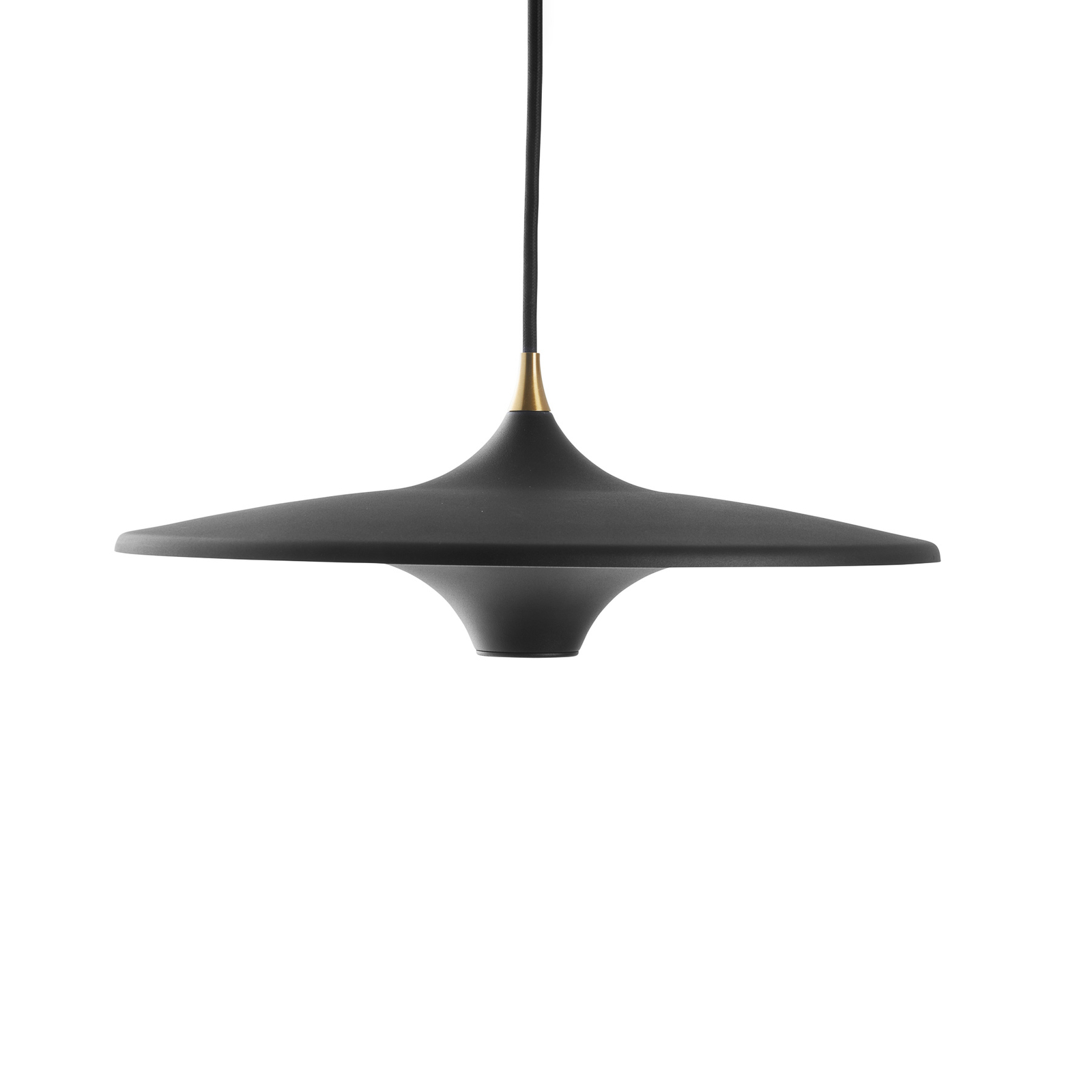 LOOM DESIGN LED-hengelampe Moja, Ø 42 cm, svart