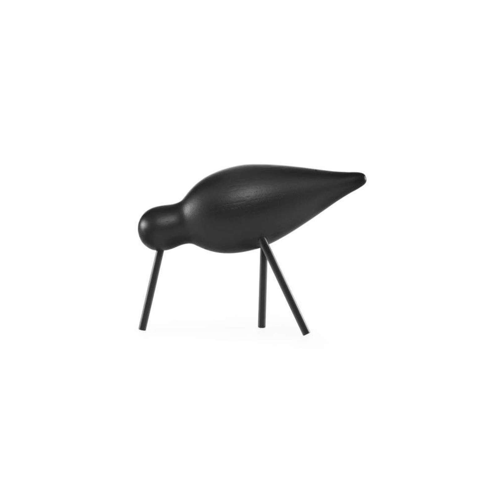 Shorebird Szobor Medium Black/Black - Normann Copenhagen