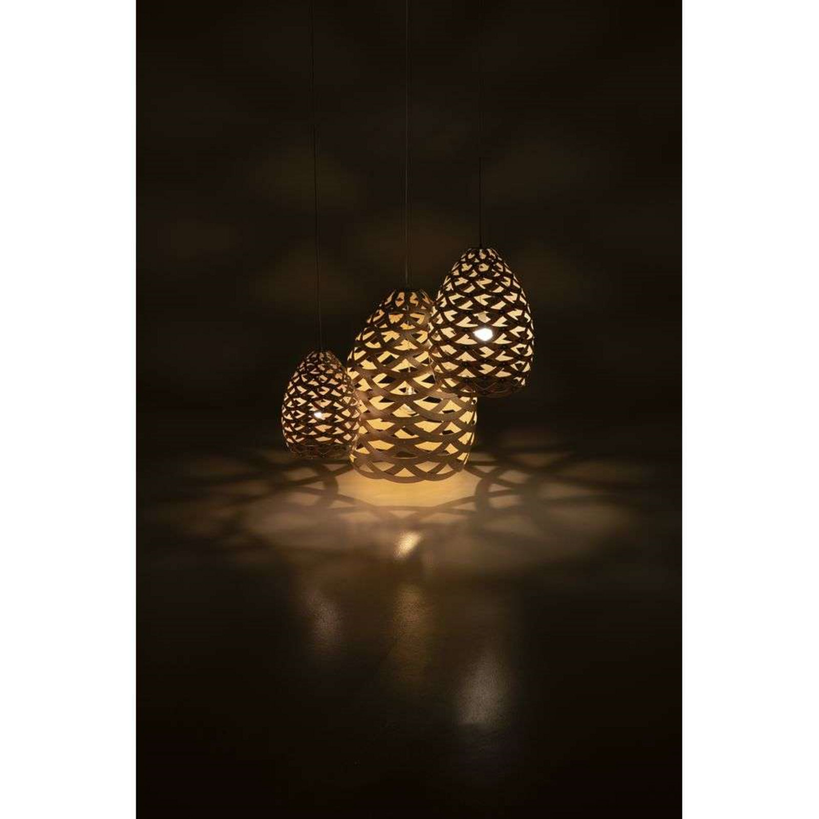 Tui Pendant Ø95 Black 2 Sides - David Trubridge