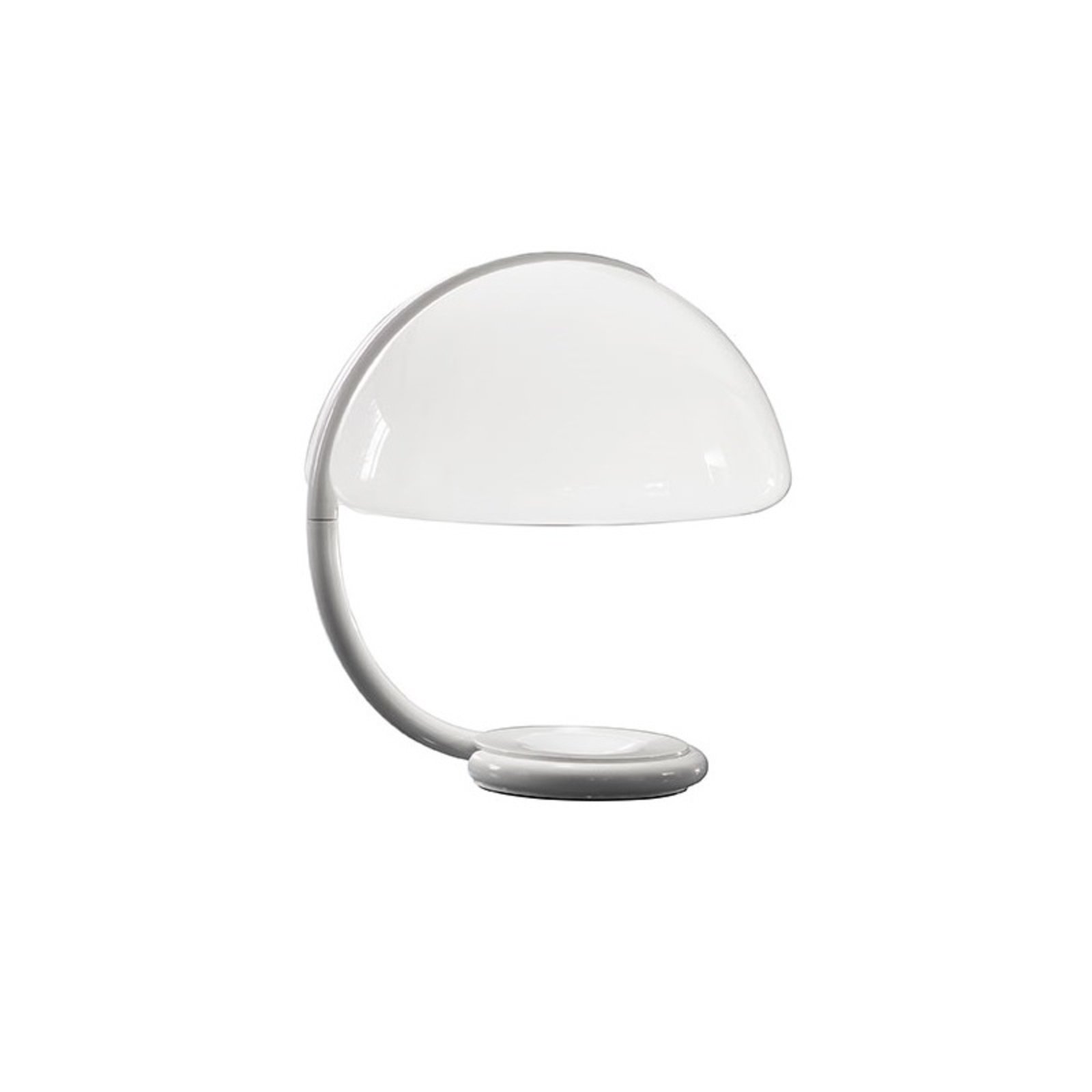 Serpente Lámpara de Sobremesa Blanco - Martinelli Luce