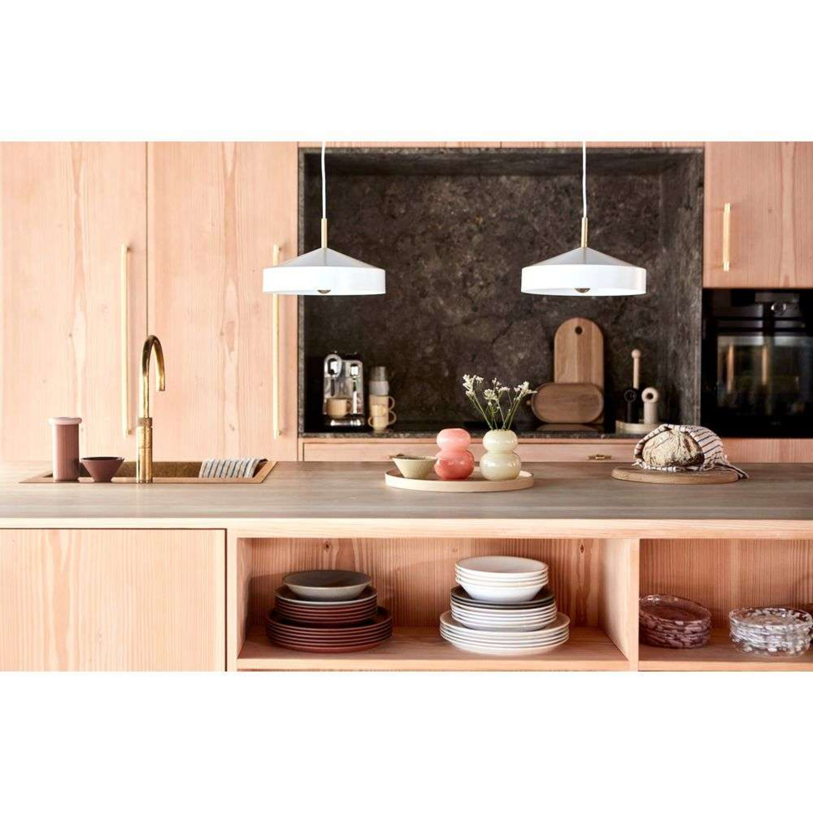 Hatto Pendant Small Optic Blue - OYOY Living Design