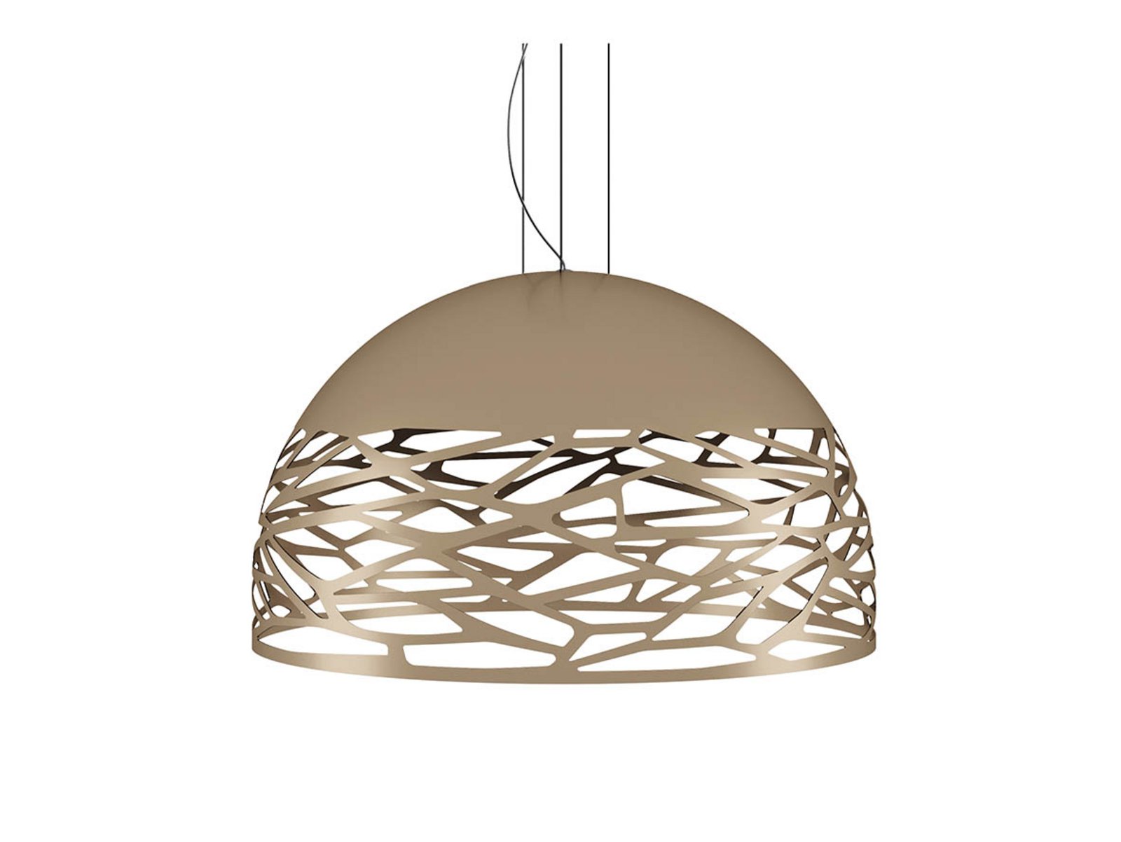 Kelly Dome Hanglamp Ø80 Matt Golden - Lodes