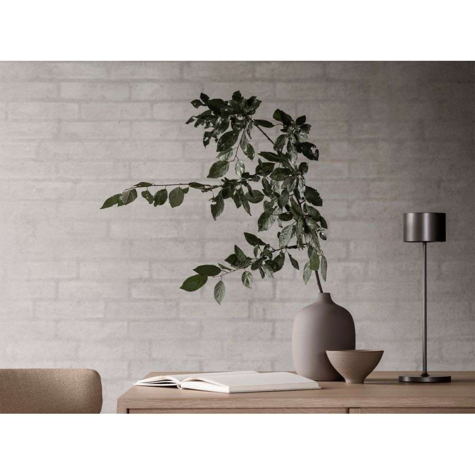 Farol Portable Tafellamp Burned Metal/Metallic - Blomus