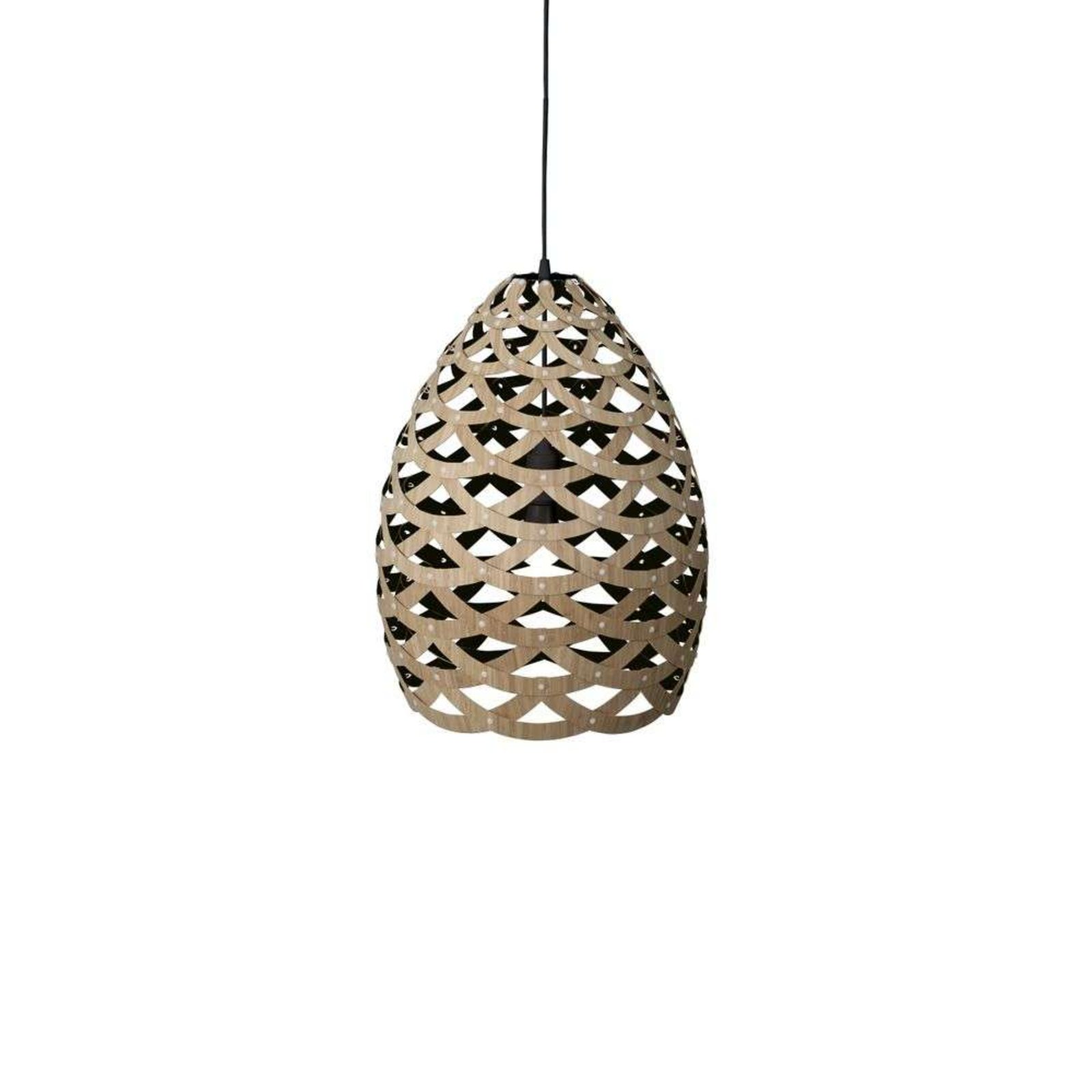 Tui Candeeiro Suspenso Ø50 Black 1 Site - David Trubridge