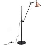 215 Lampadaire Noir/Cuivre/Blanc - Lampe Gras