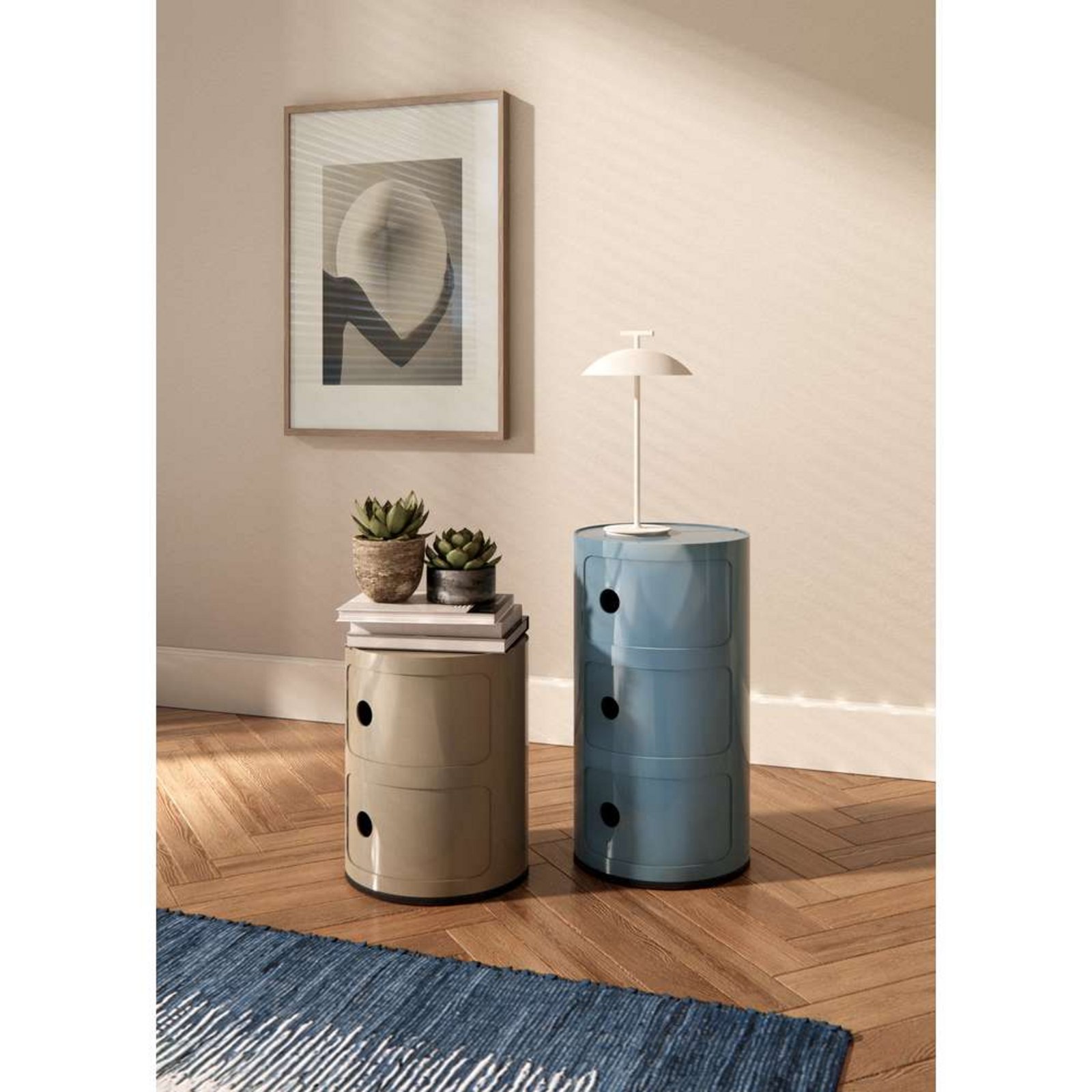 Componibili 2 Mesa de Apoio Laranja - Kartell
