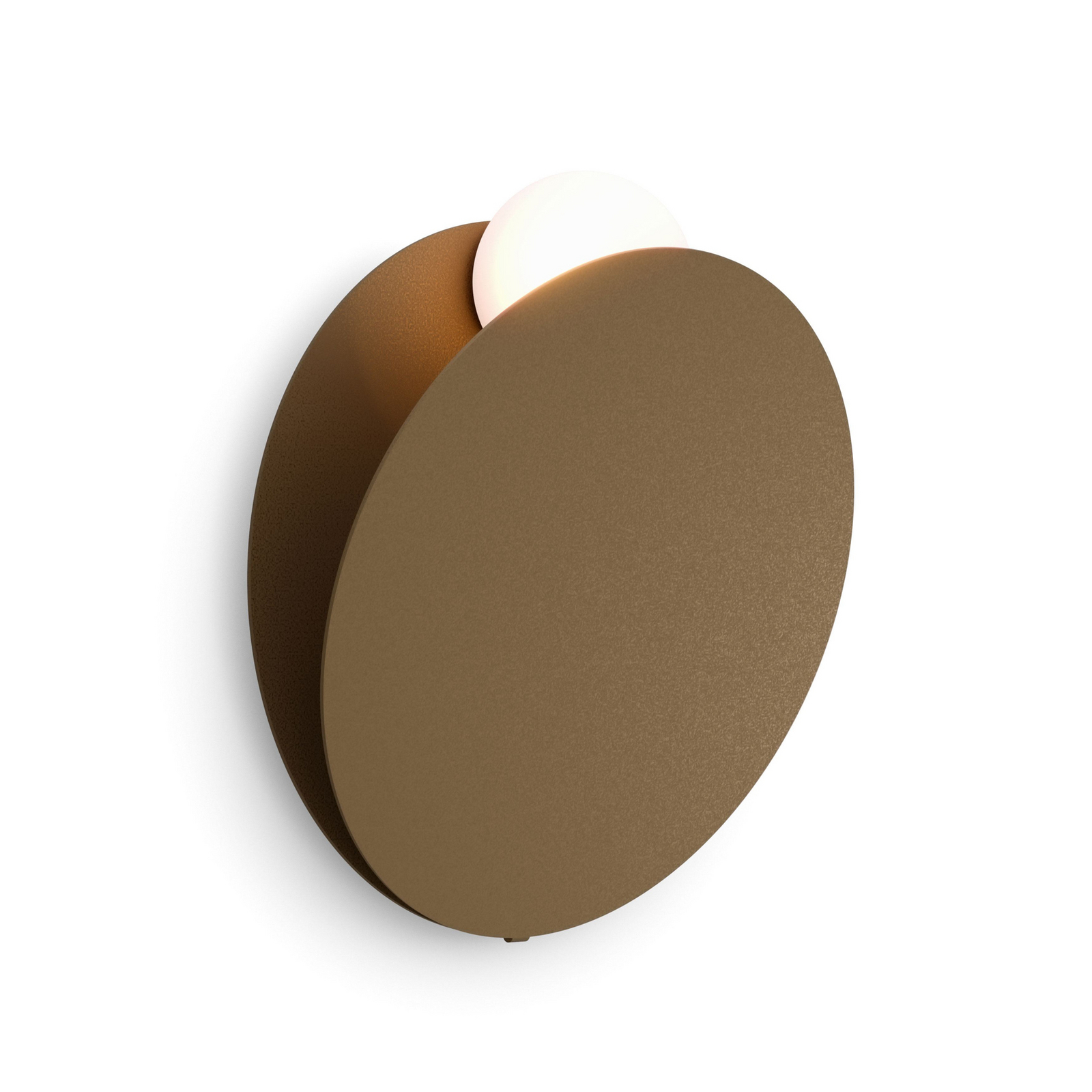Fabbian Applique murale LED Akoya, bronze, 3000K, intensité variable