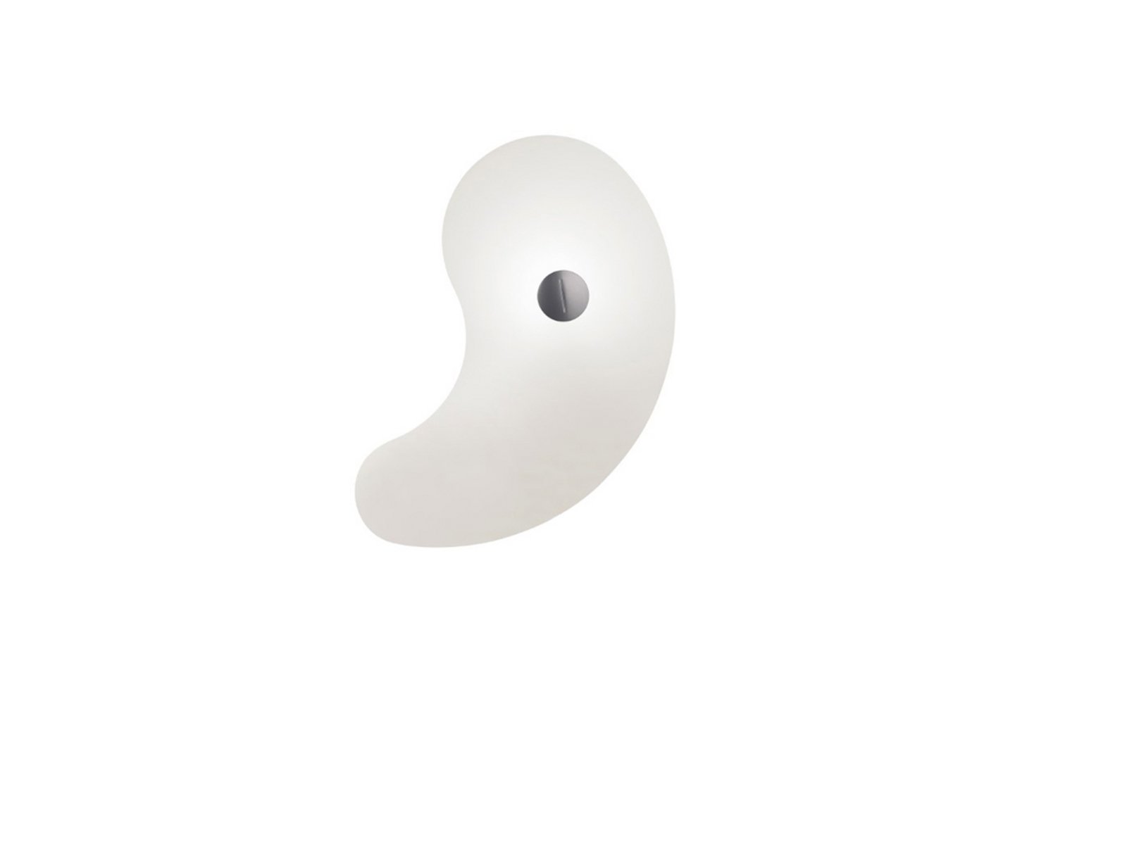Bit 1/Orbital 1 Glasschirm Weiß - Foscarini