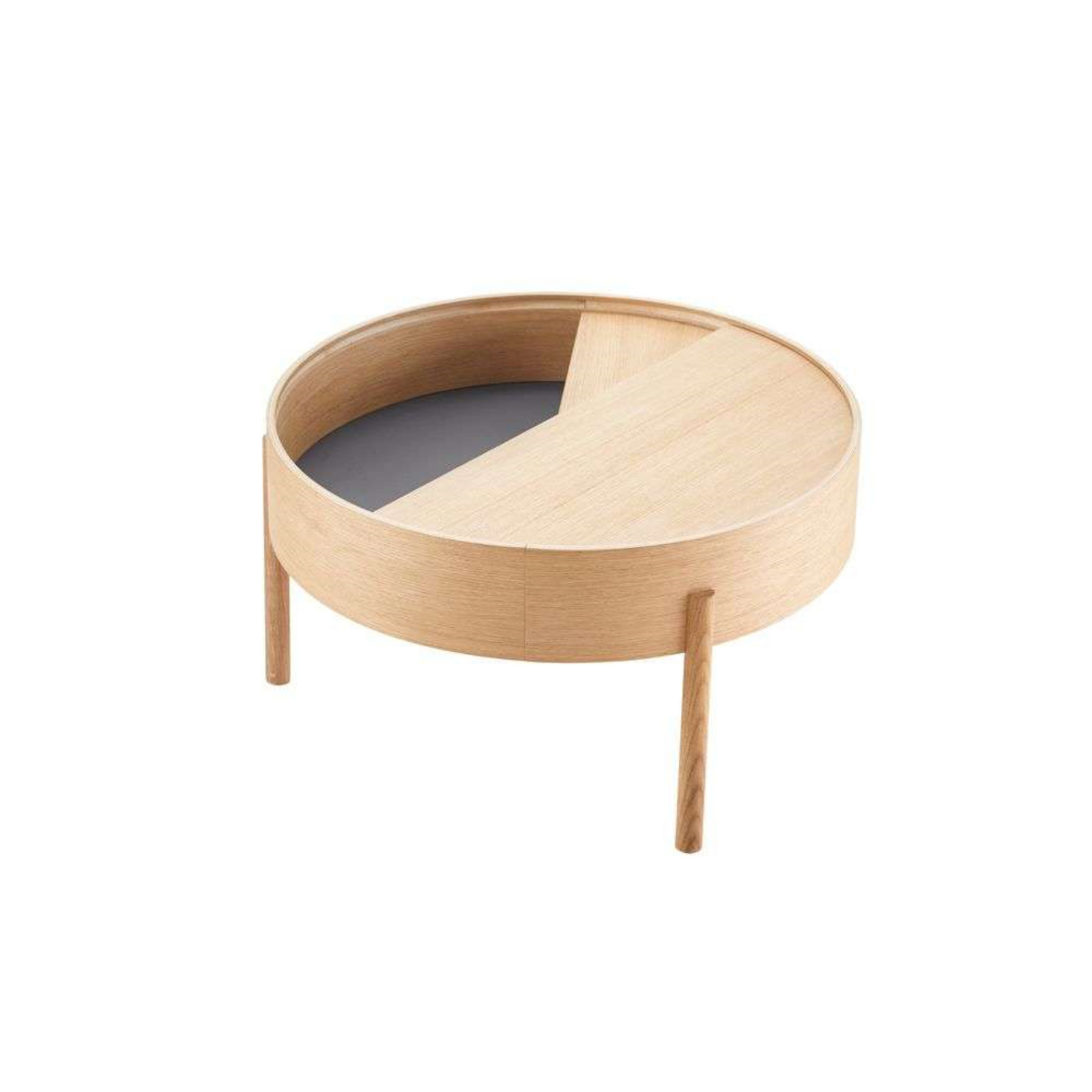 Arc Sofabord Ø66 Oiled Oak - Woud