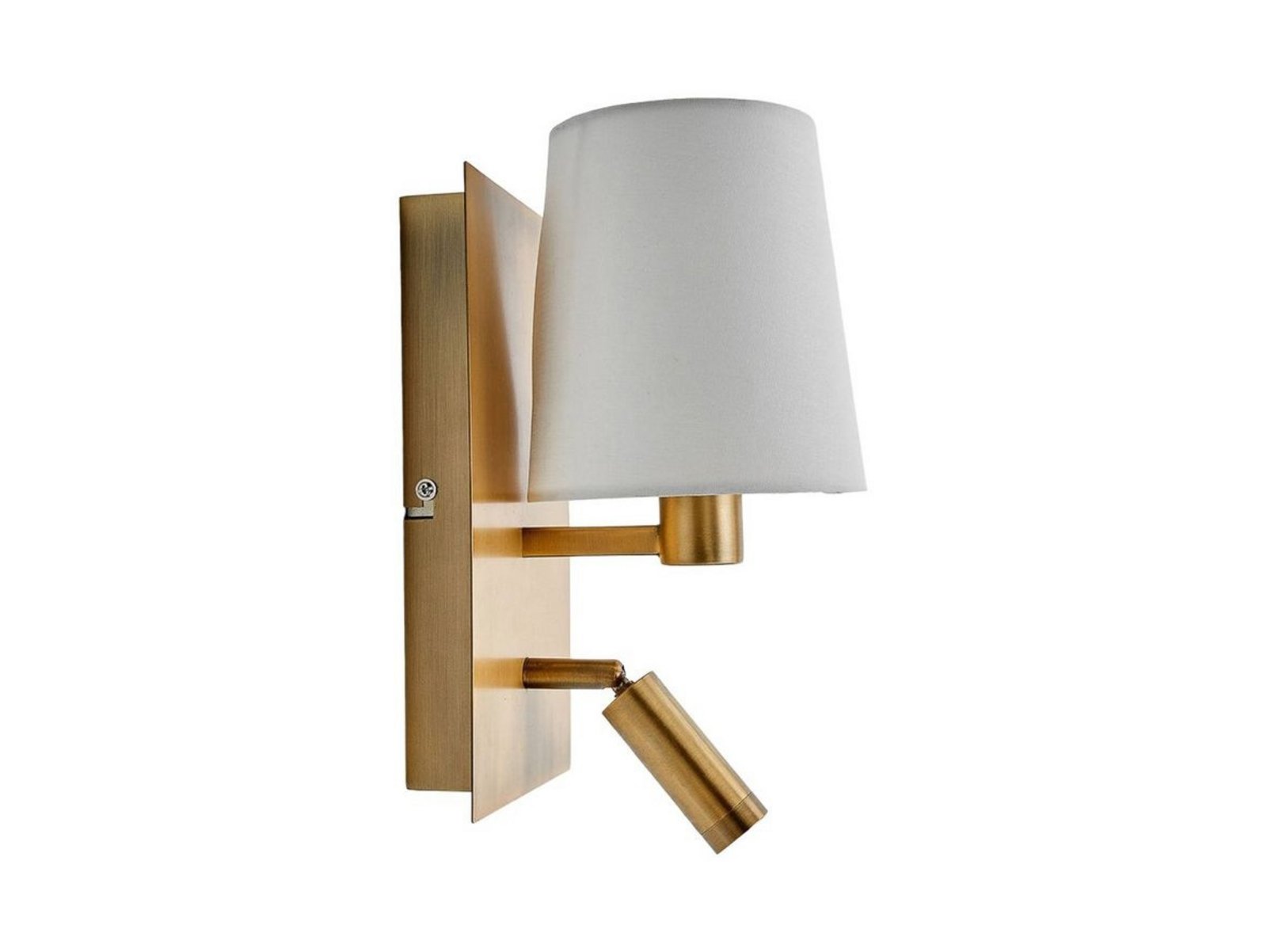 Aiden Fali Lámpa Brass/White - Lindby