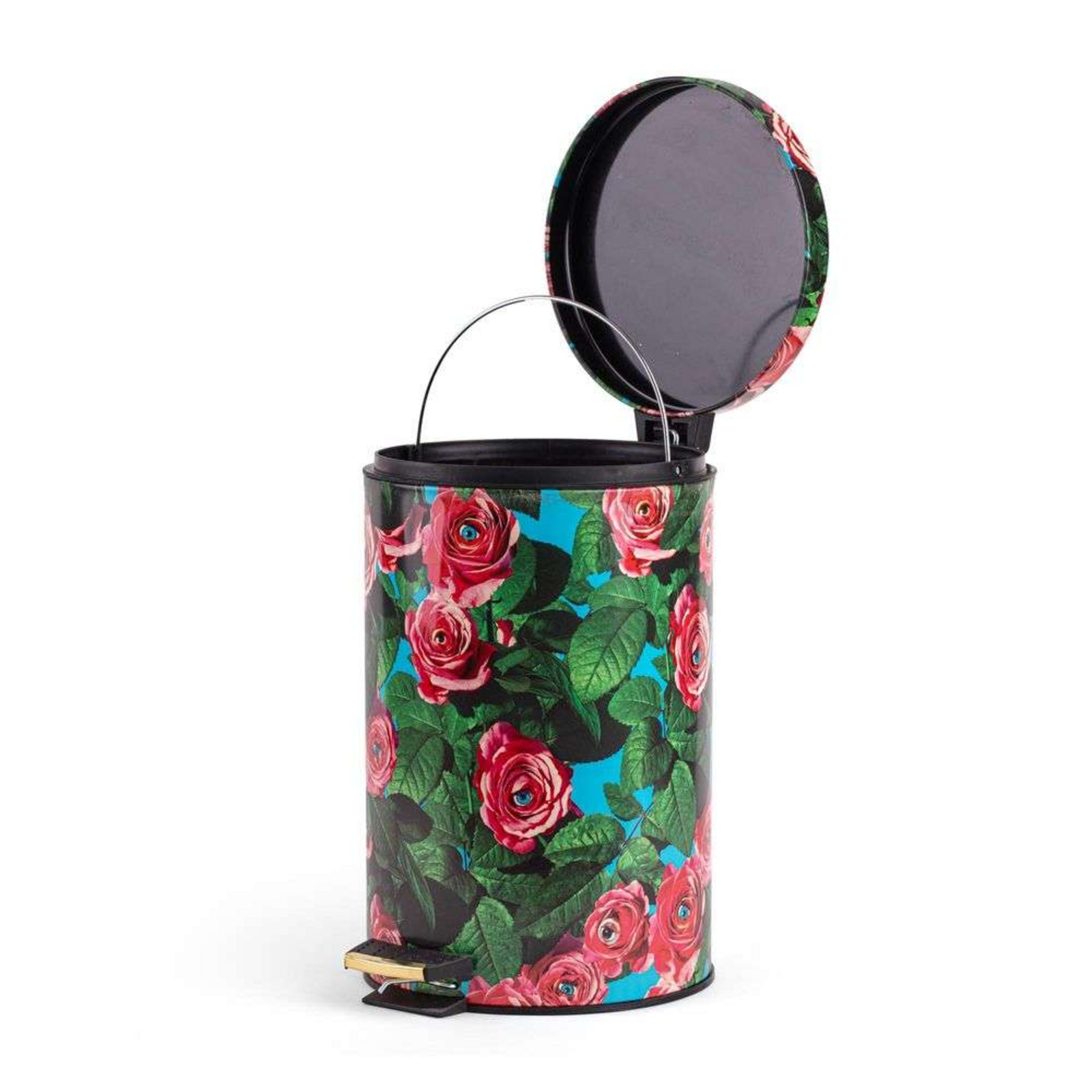 Roses Toiletpaper Home Bin Ø25xH39,5 Multicolor - Seletti