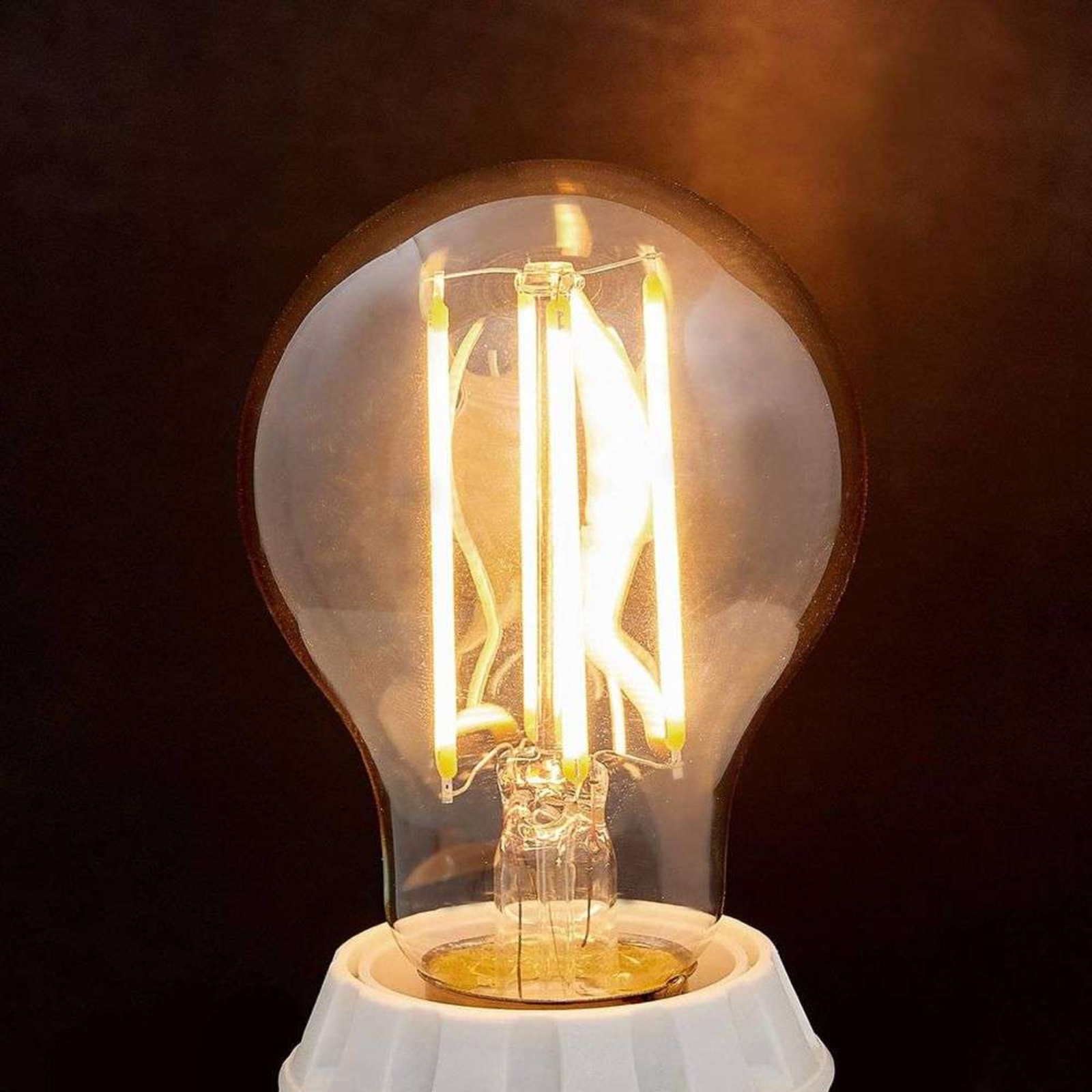 Bulb LED 6W (500lm) Filament E27 Amber - Lindby