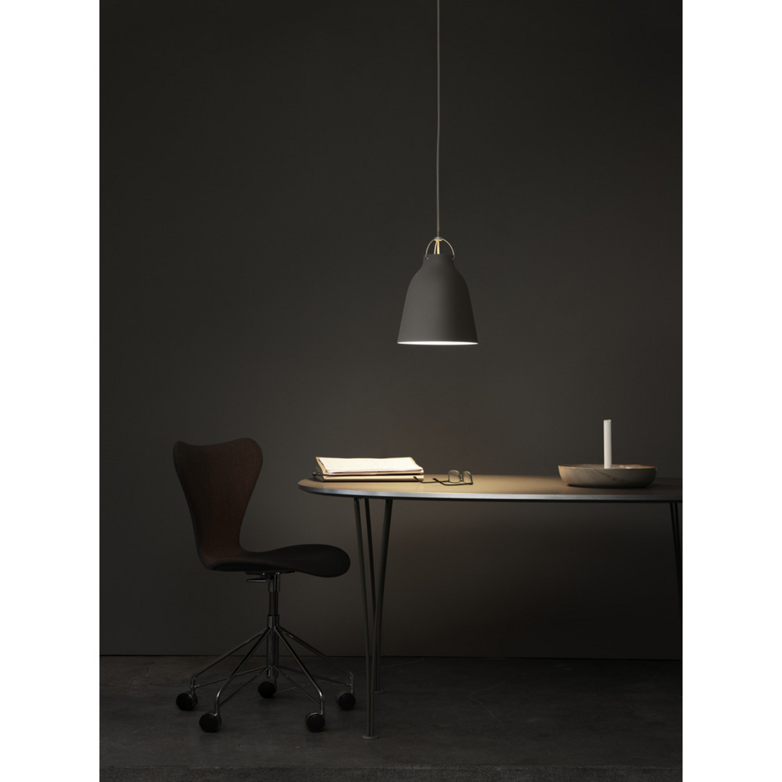 Caravaggio™ P1 Függőlámpa Opal - Fritz Hansen