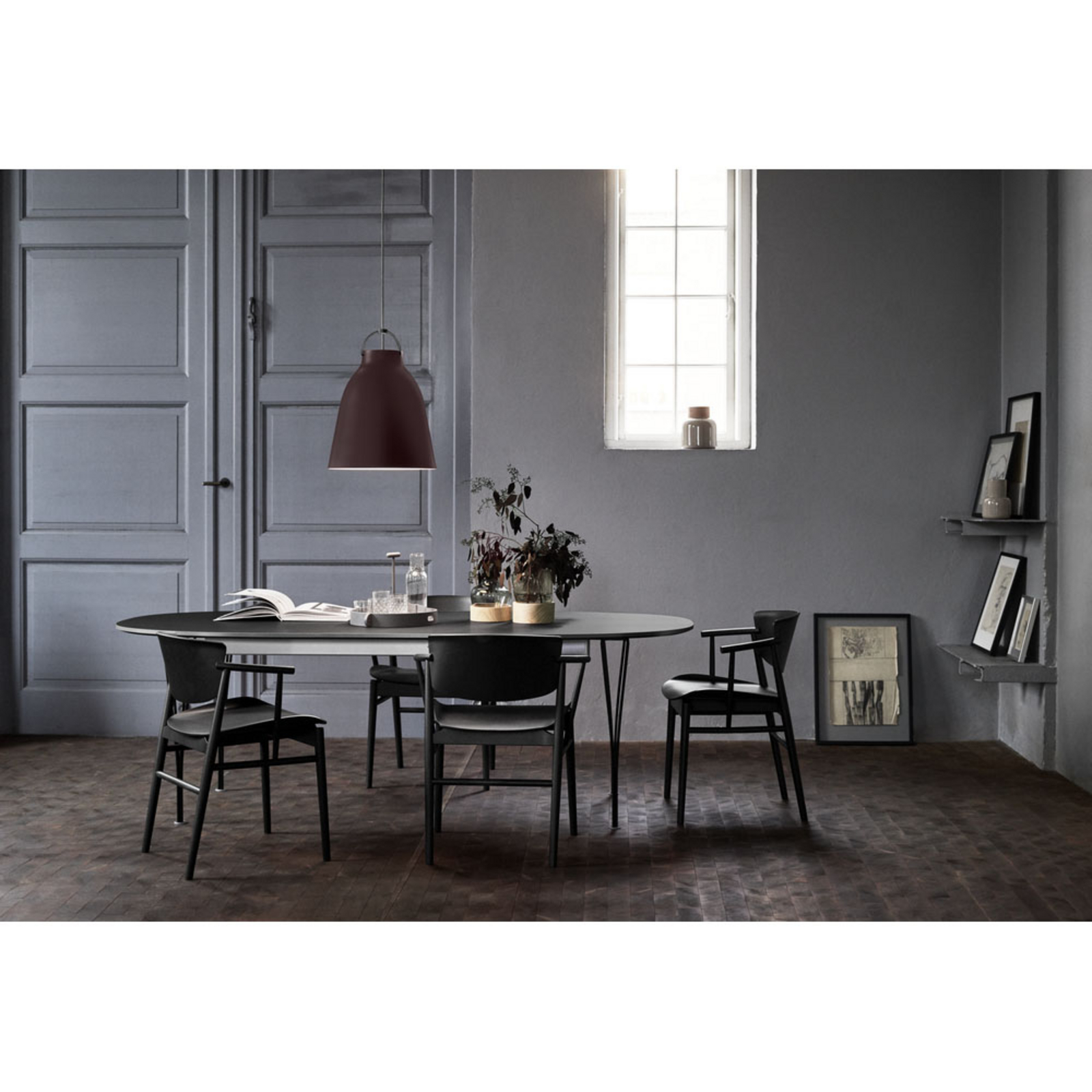 Caravaggio™ P2 Hanglamp Matt Zwart - Fritz Hansen