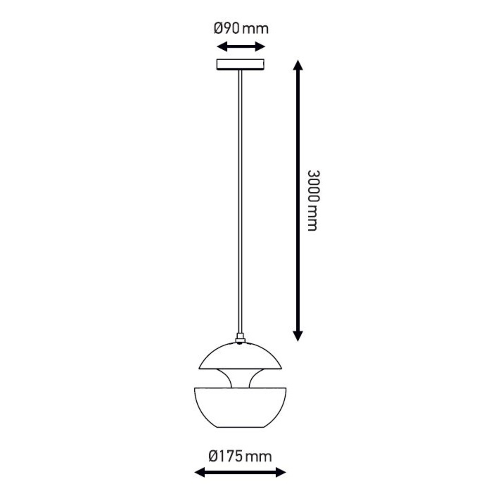 Here Comes The Sun Hanglamp Wit/Koper Ø175 - Dcw
