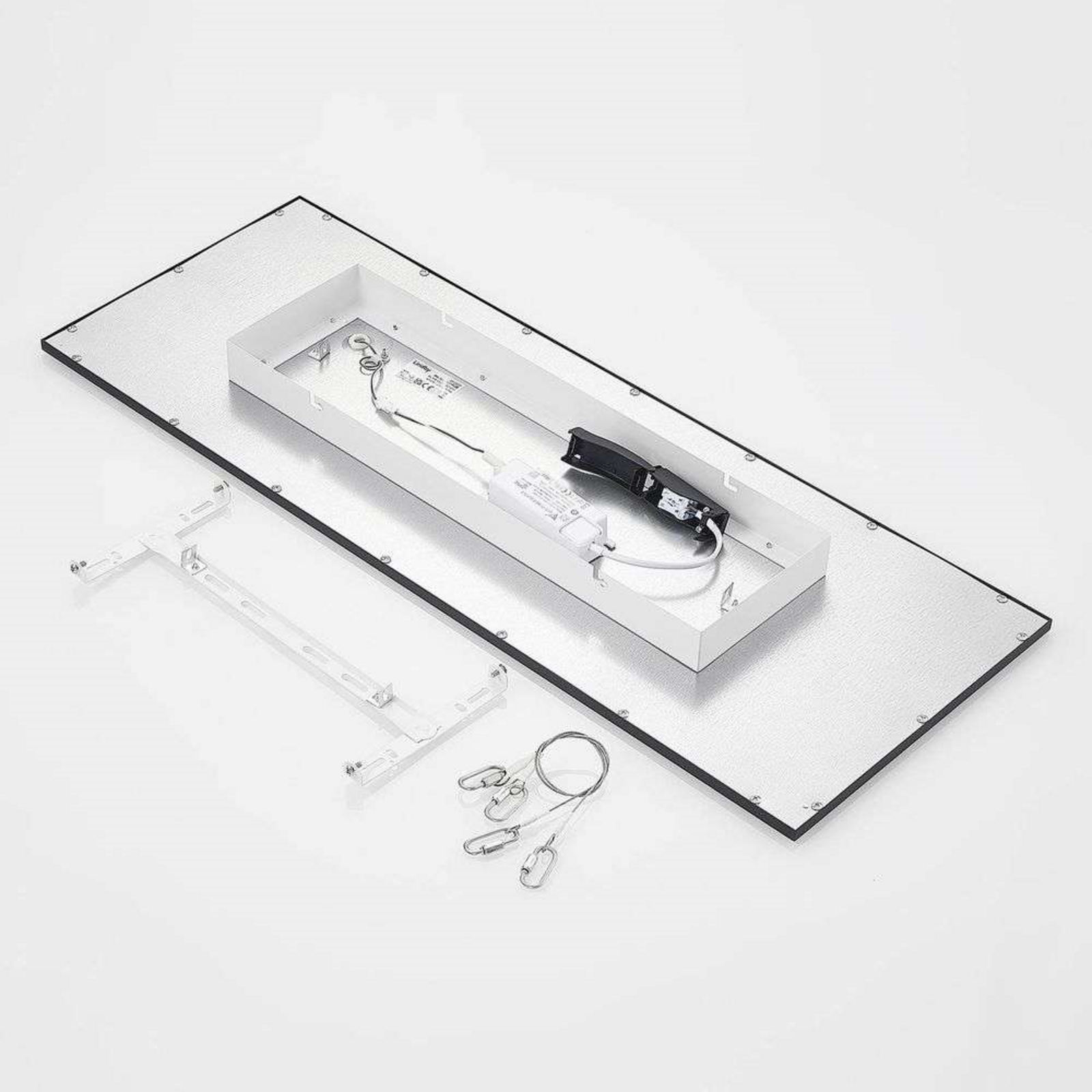 Nelios Plafonnier LED 4000K 80x30 Black - Lindby