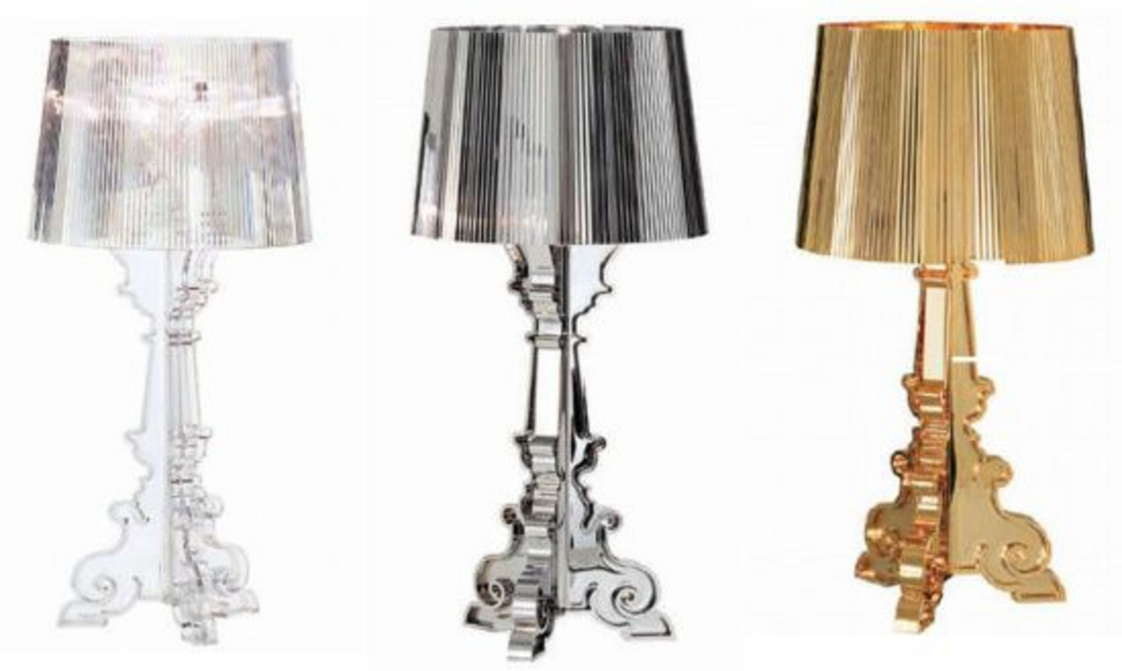 Bourgie Tischleuchte Chrom - Kartell
