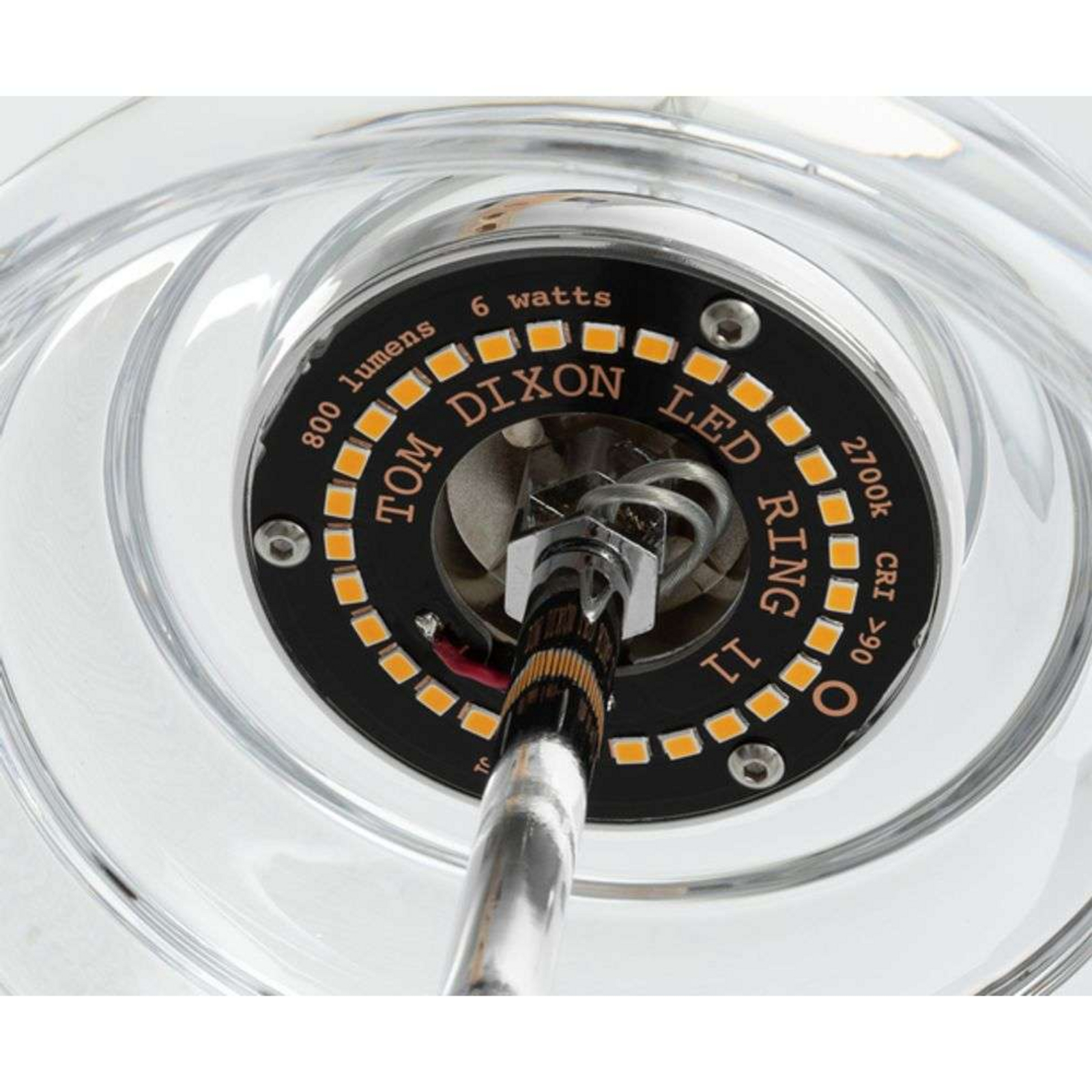 Press Pendant Mini Sphere 2700K Clear - Tom Dixon