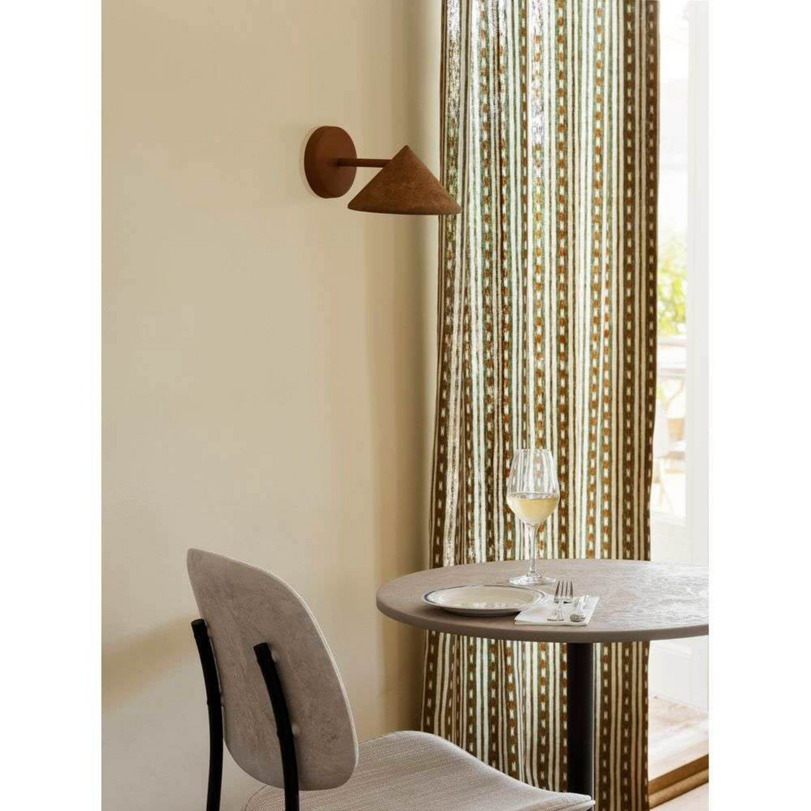 Terra Wall Lamp Coffee Waste Rust Red - Mater