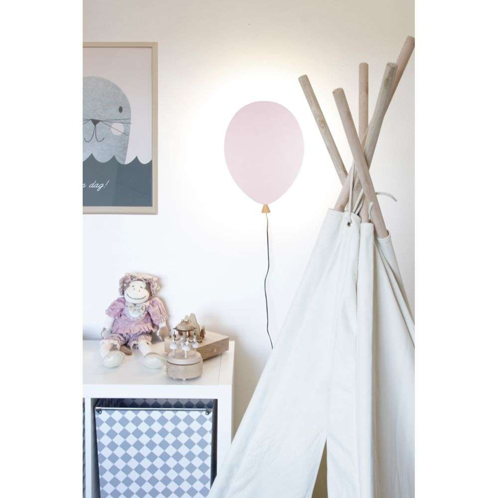 Balloon Zidna lampa Rose - Globen Lighting
