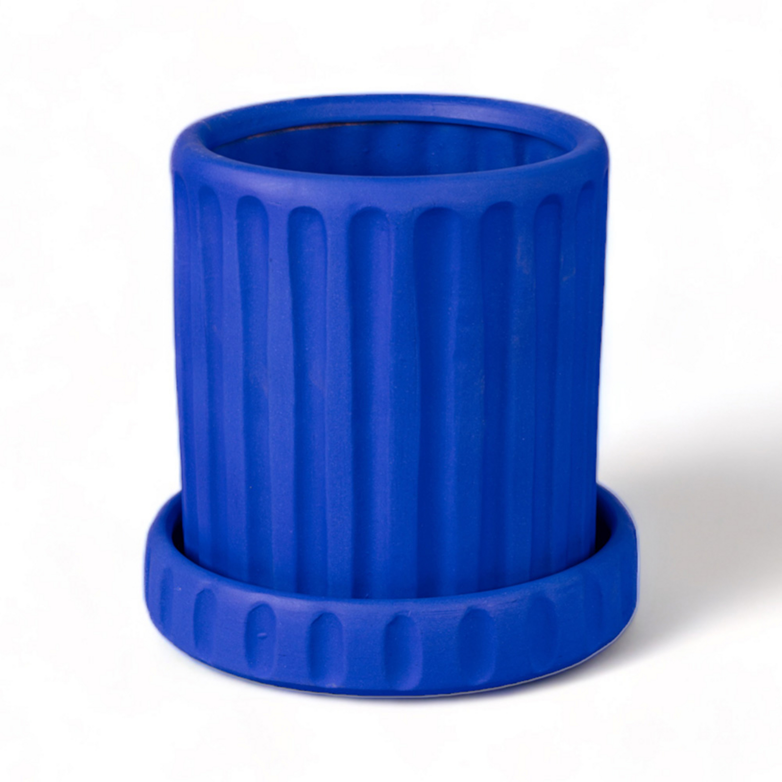 Magna Graecia Dorico Vase w/Saucer Blå - Seletti