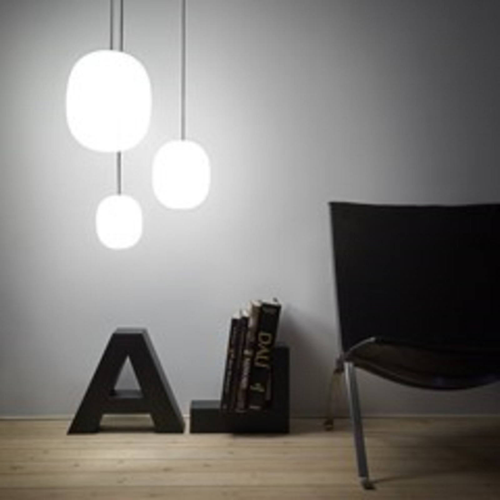 Superæg 300 Pendel Opal/Hvid ledning - Piet Hein