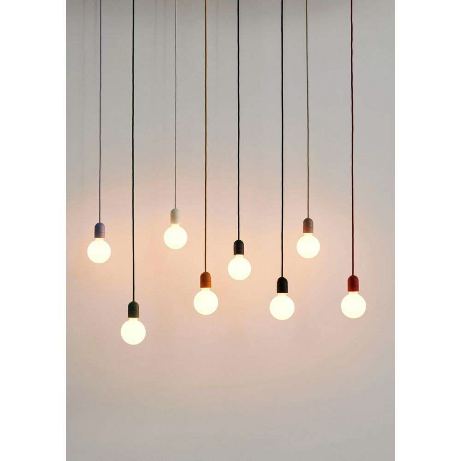 Common Lampa Wisząca Cord Set Rusty Red - Hay