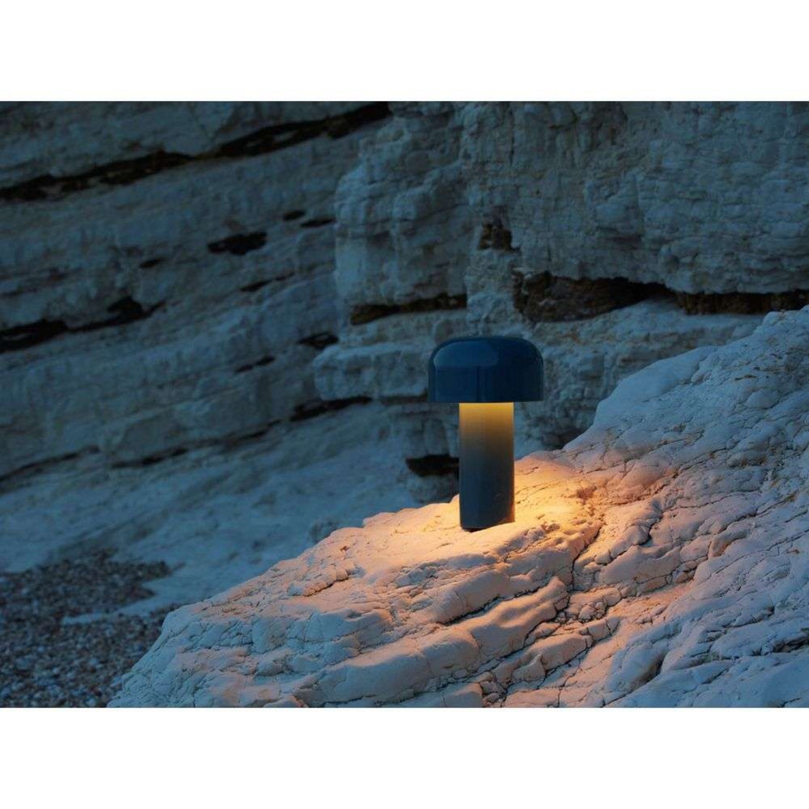 Bellhop Prijenosni Stolna lampa Siva Plava - Flos