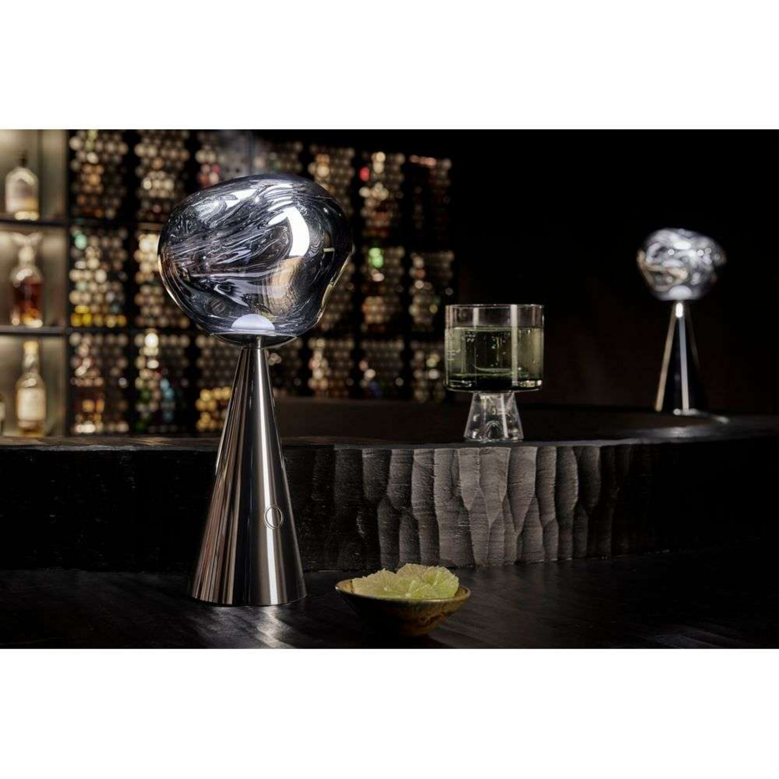 Melt Portable Tischleuchte Silver - Tom Dixon
