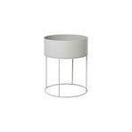 Plant Jardinière Light Grey Round - Ferm Living