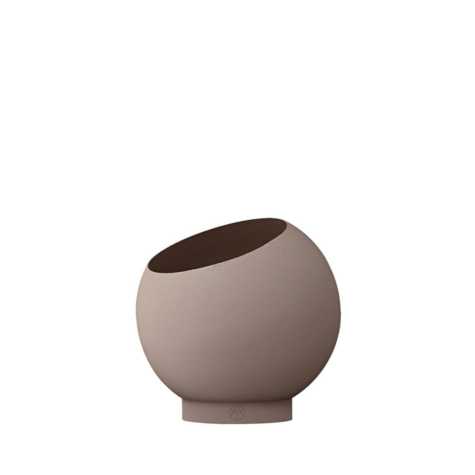 Globe Pflanzentopf Ø17xH15,4 Taupe - AYTM