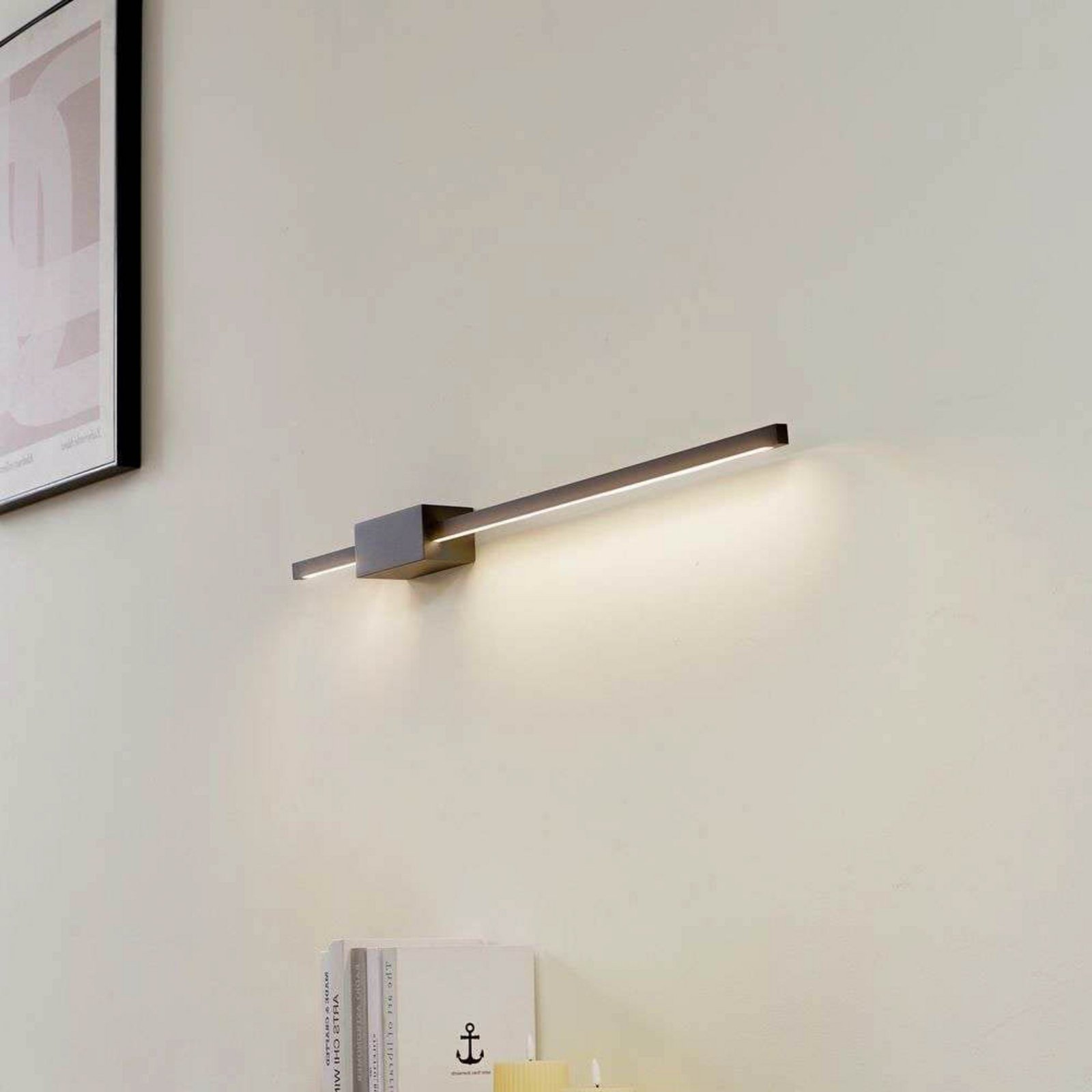 Skaila LED Lampa Ścienna Czarny - Lucande