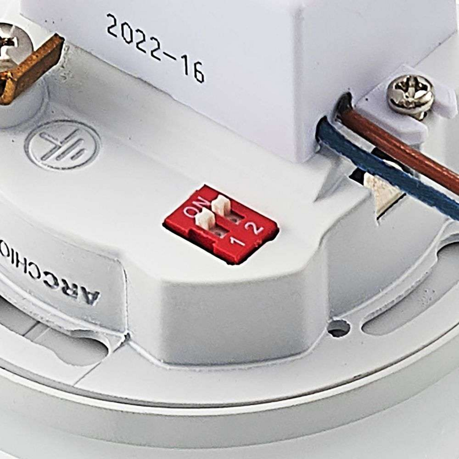 Neru Round LED Vstavané Nástenné Svietidlo w/Sensor White - Arcchio